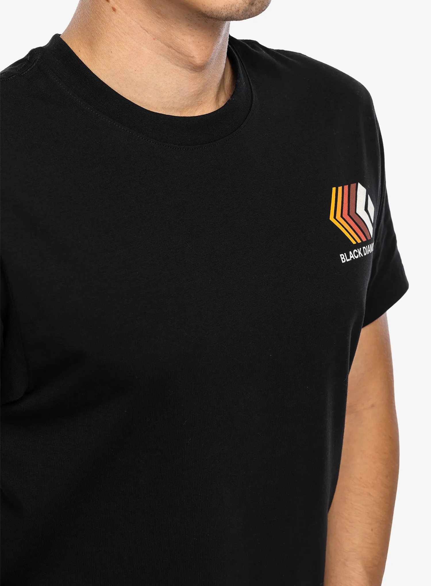 Bombažna majica Black Diamond Faded SS Tee - black
