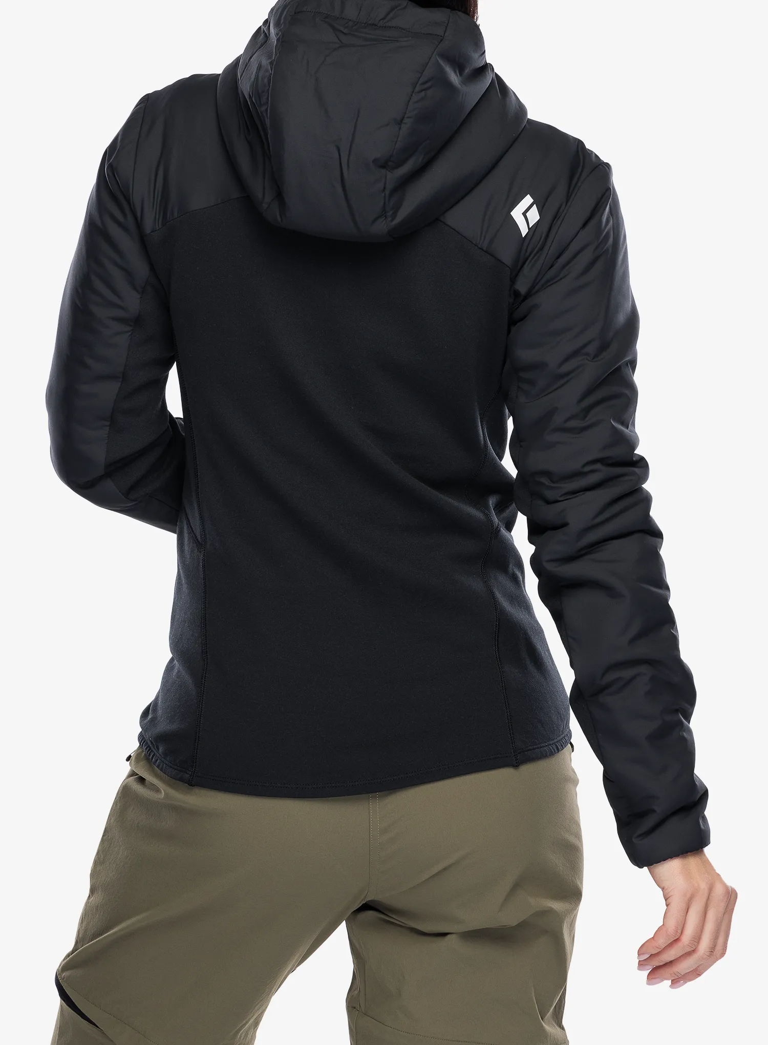 Ženska sintetična jakna Black Diamond First Light Hybrid Hoody - blck