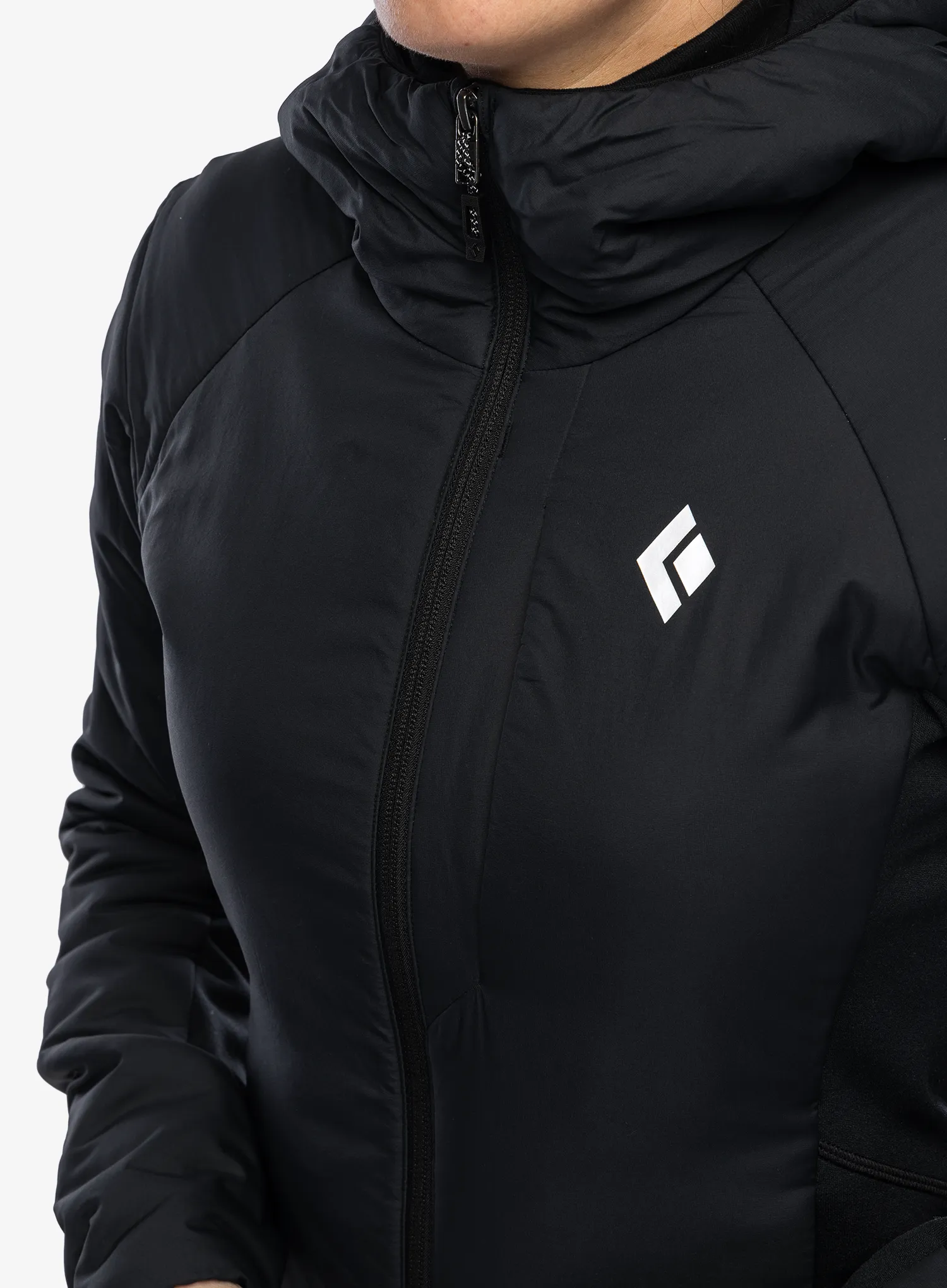 Ženska sintetična jakna Black Diamond First Light Hybrid Hoody - blck