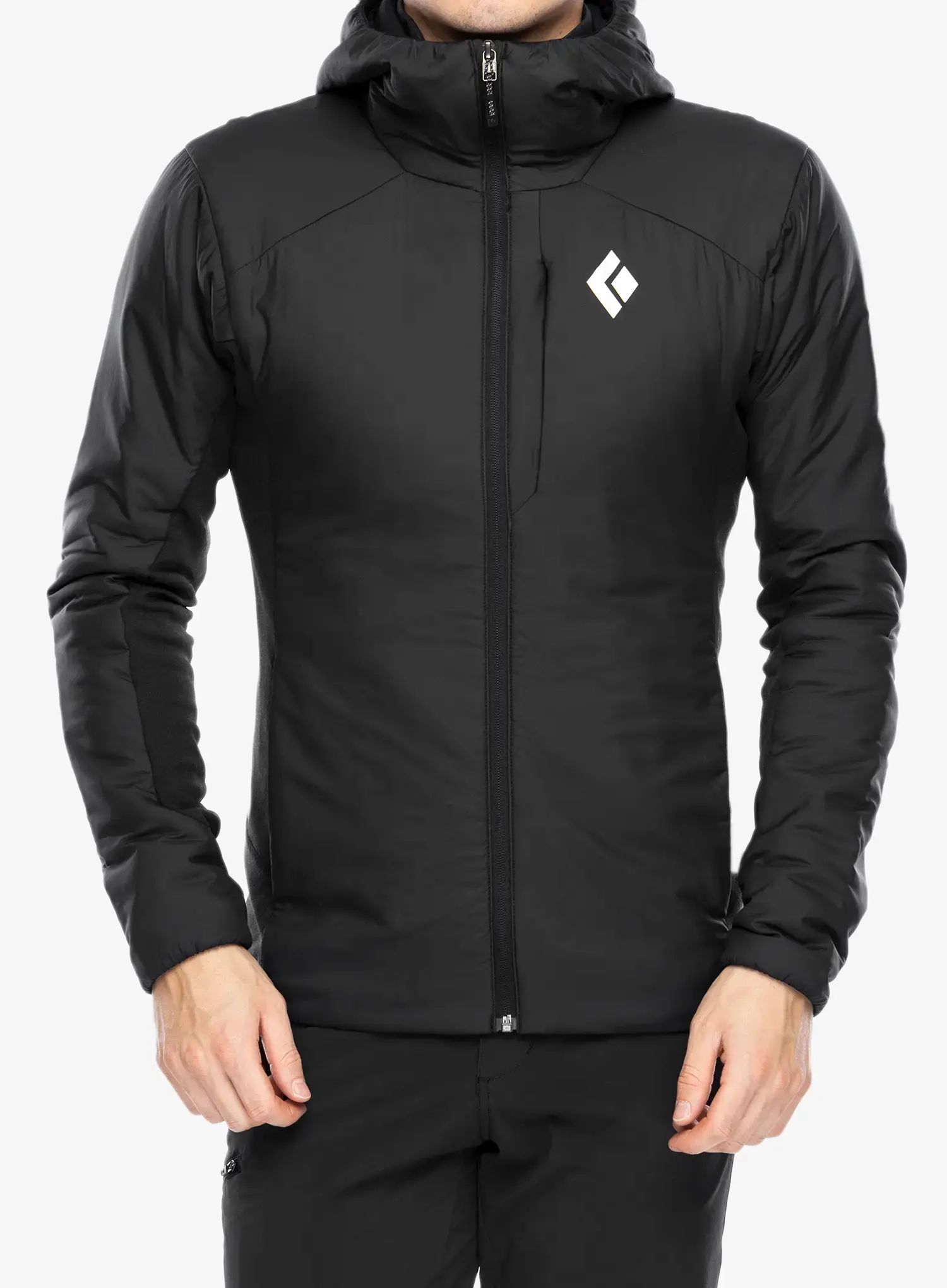 Sintetična jakna Black Diamond First Light Hybrid Hoody - blck/blck
