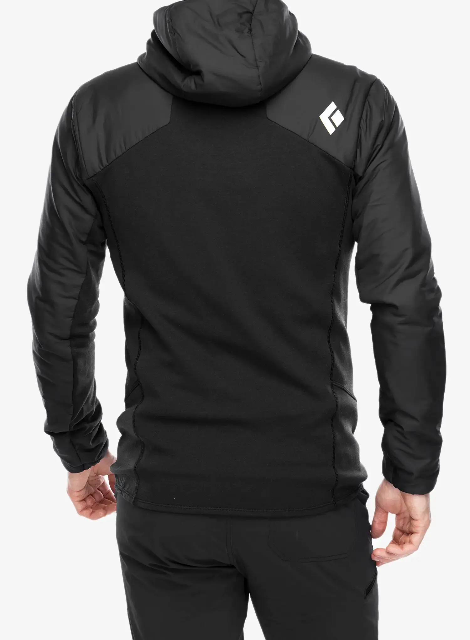 Sintetična jakna Black Diamond First Light Hybrid Hoody - blck/blck