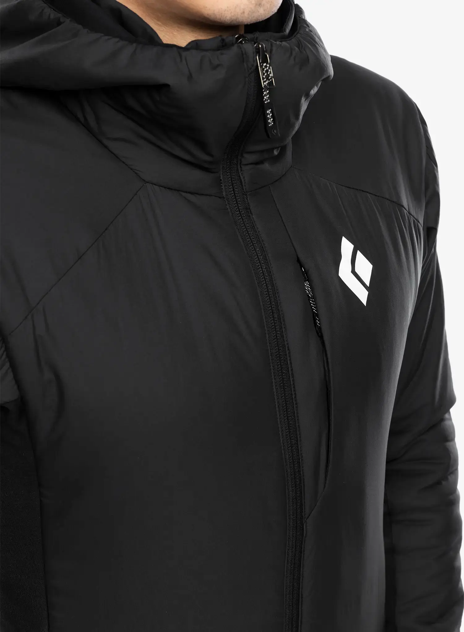 Sintetična jakna Black Diamond First Light Hybrid Hoody - blck/blck