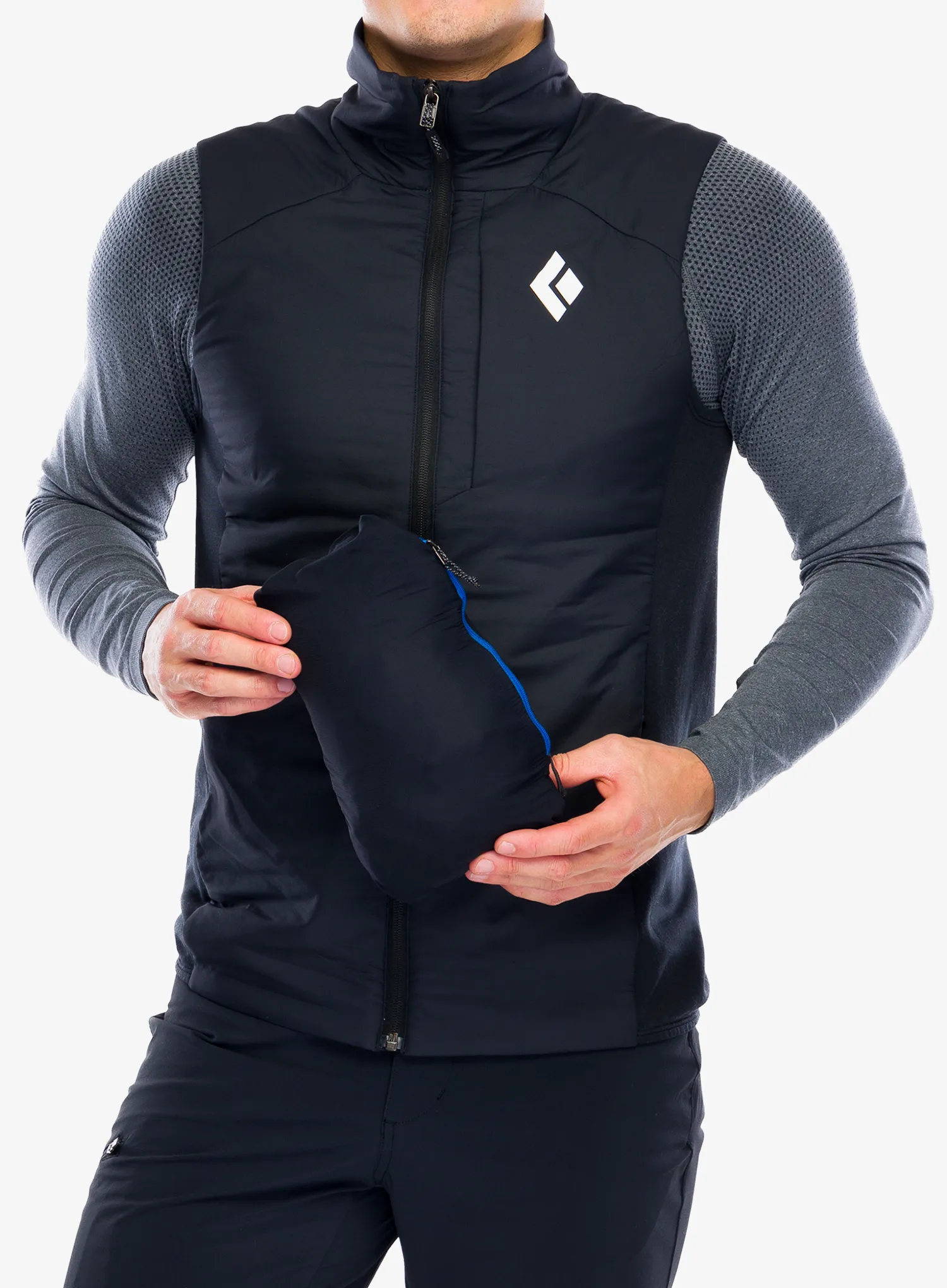 Sintetična jakna Black Diamond First Light Hybrid Hoody - drifter blue