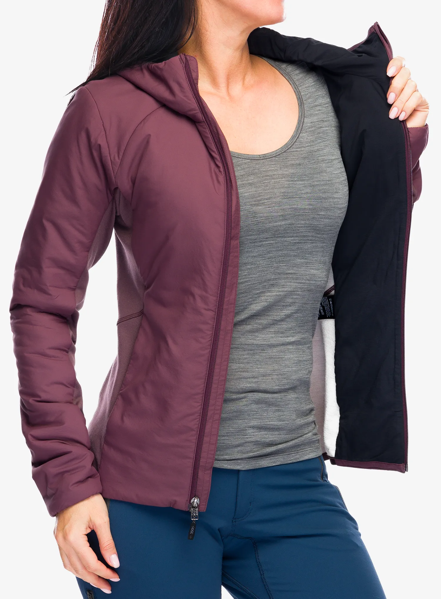 Ženska sintetična jakna Black Diamond First Light Hybrid Hoody - fig