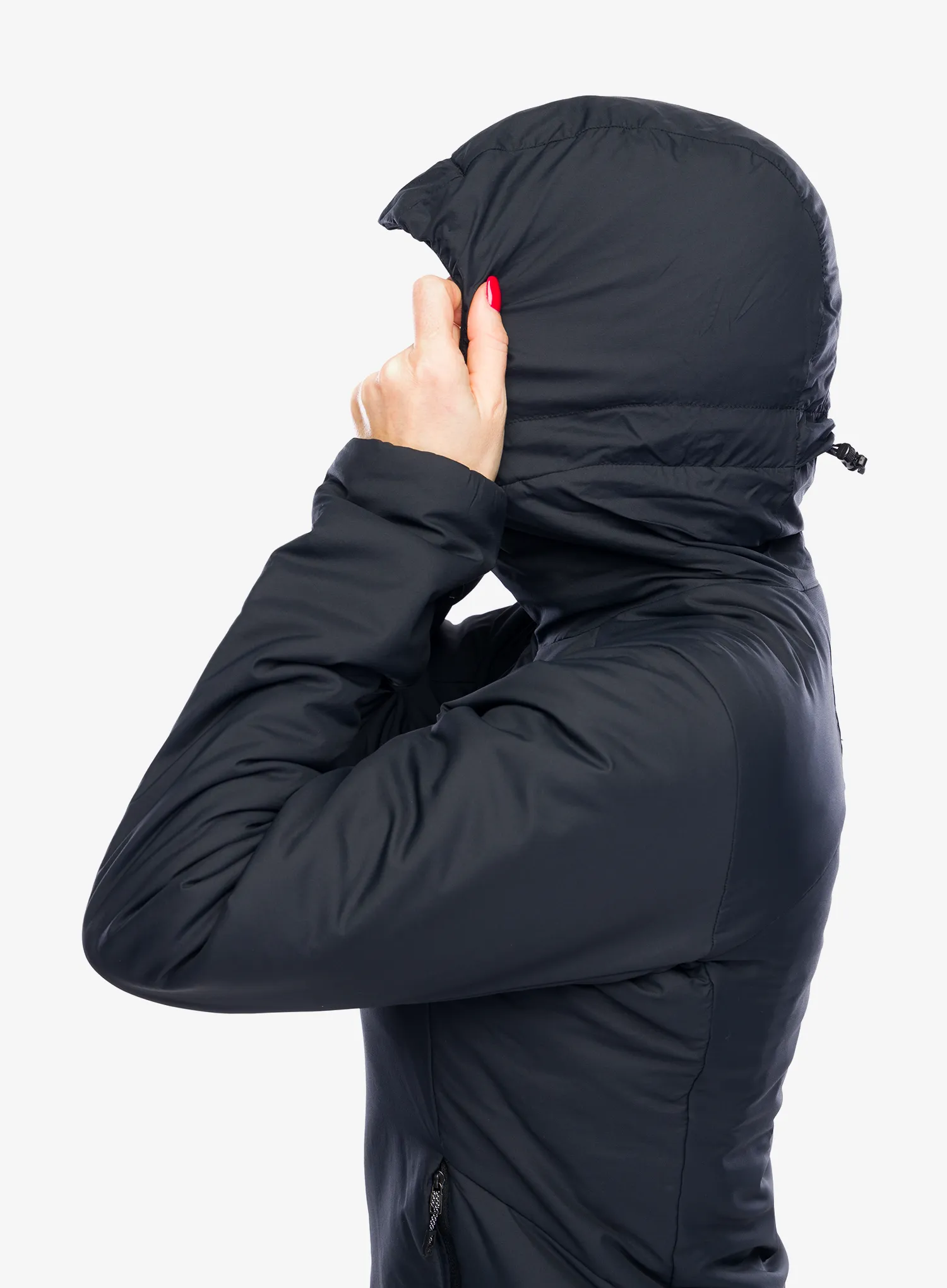 Ženska sintetična jakna Black Diamond First Light Stretch Hoody - blck