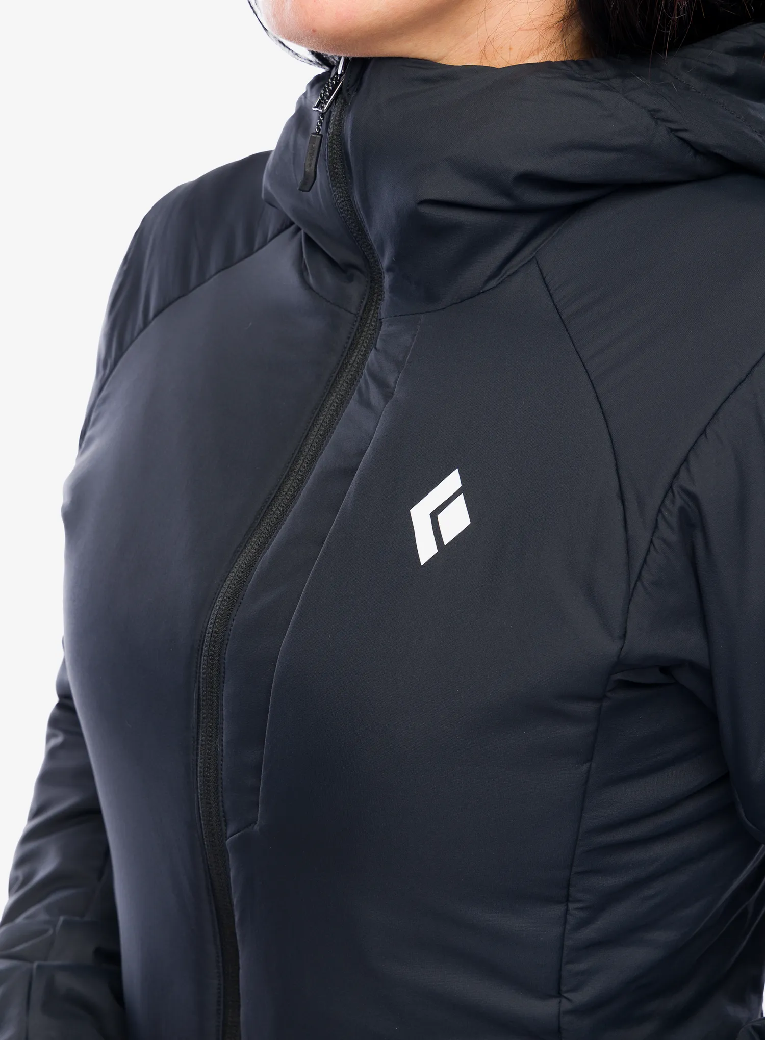 Ženska sintetična jakna Black Diamond First Light Stretch Hoody - blck