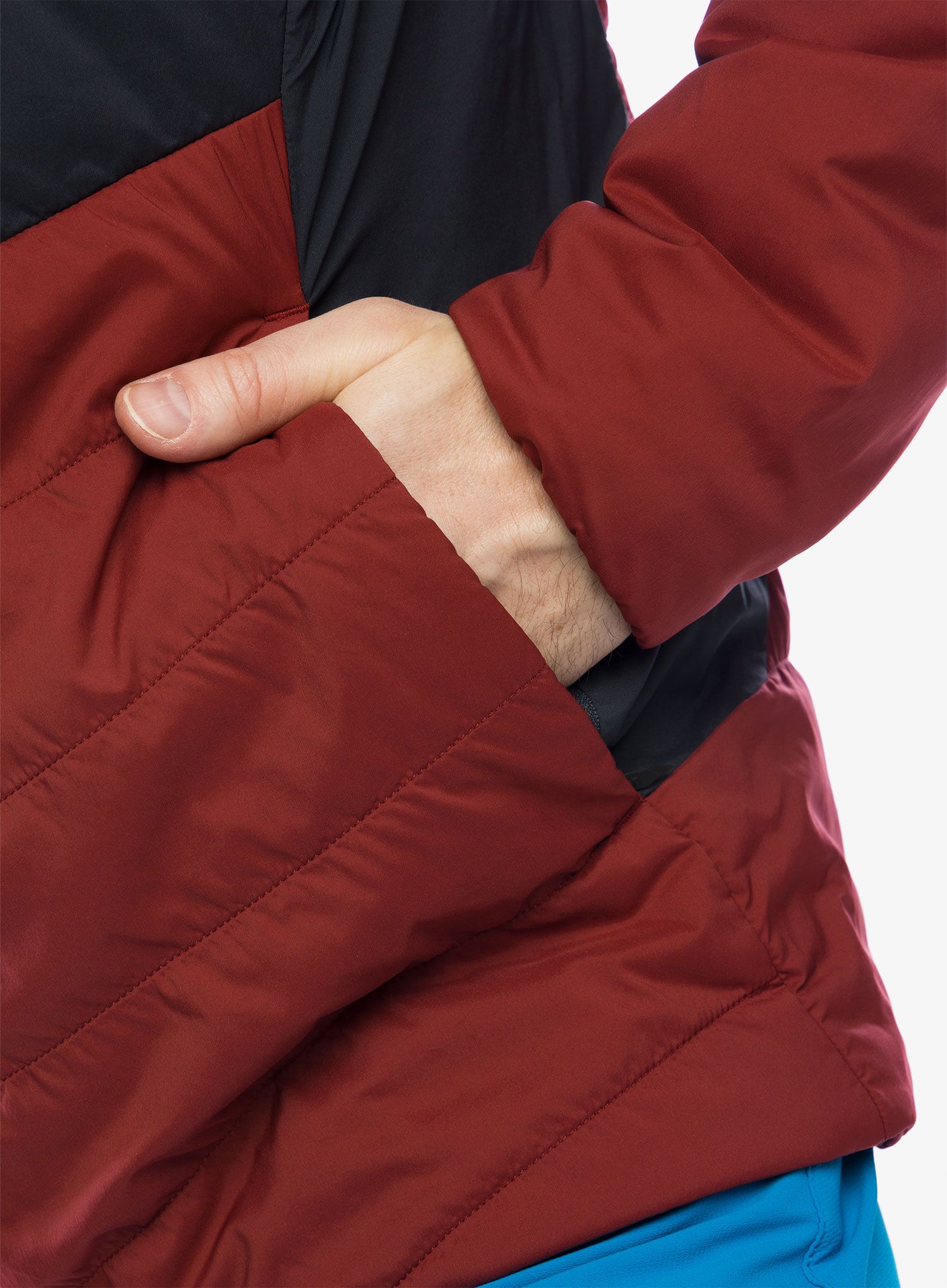 Sintetična jakna Black Diamond First Light Stretch Hoody - dark crimson/black