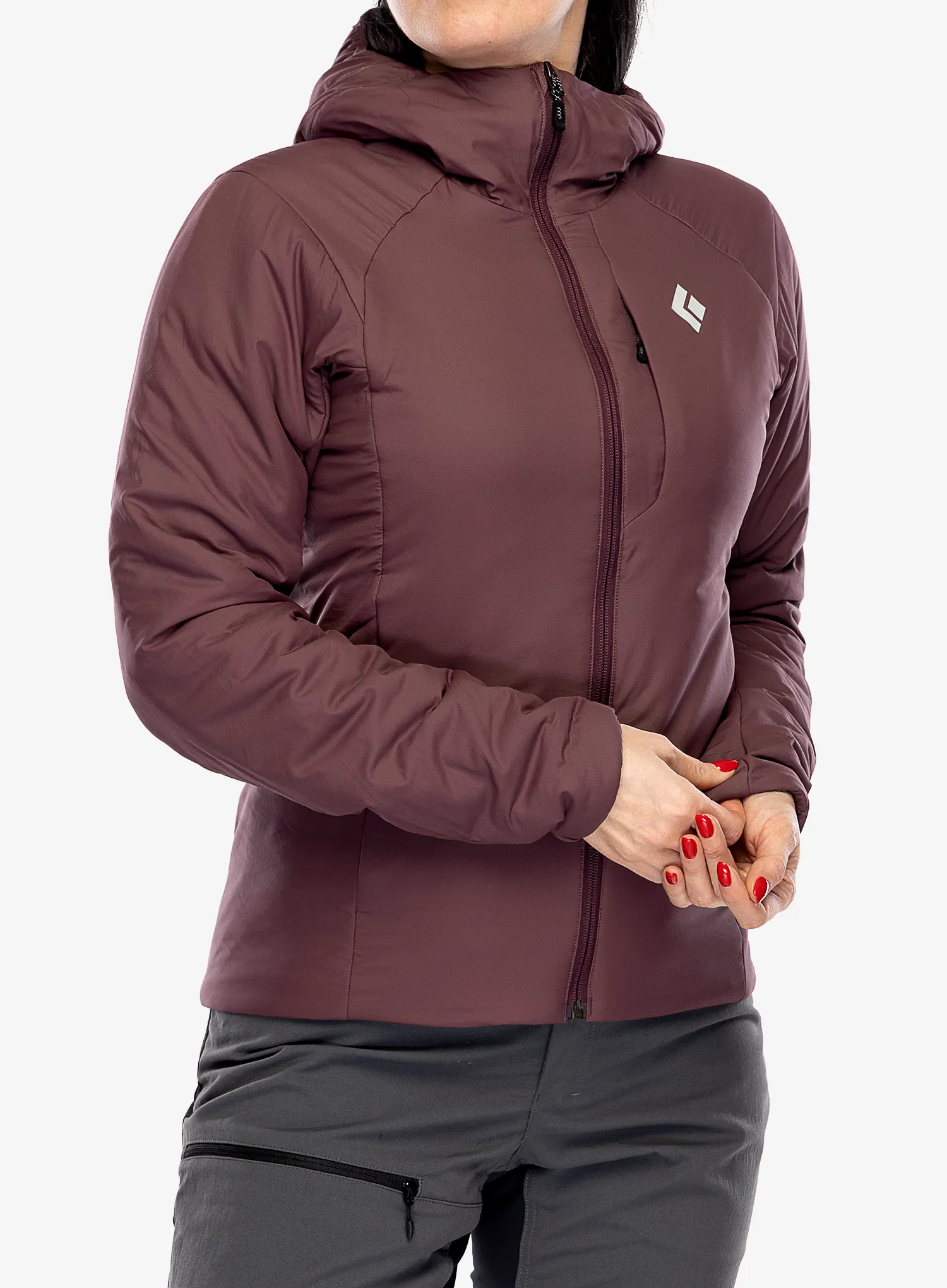 Ženska sintetična jakna Black Diamond First Light Stretch Hoody - fig