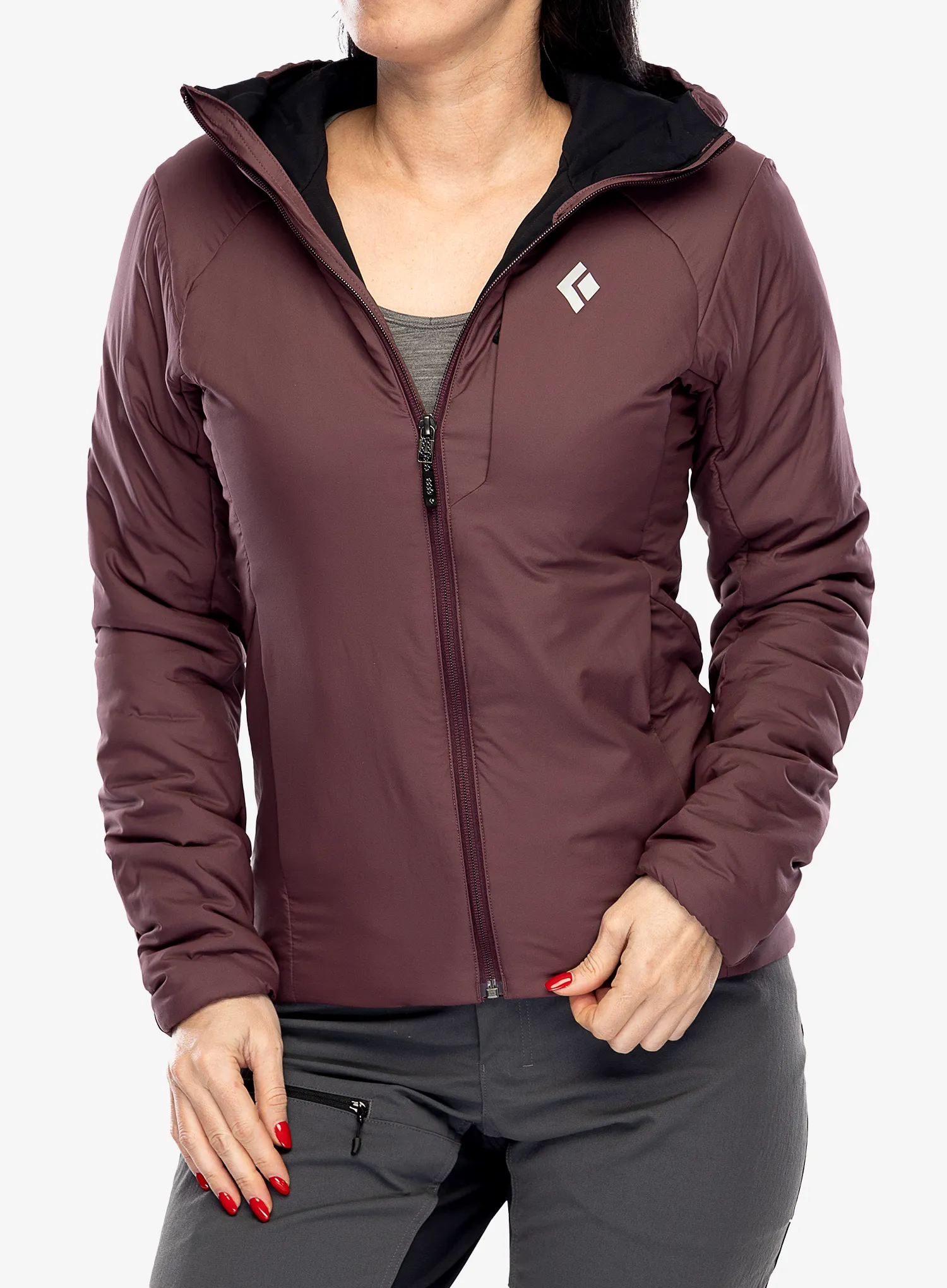 Ženska sintetična jakna Black Diamond First Light Stretch Hoody - fig