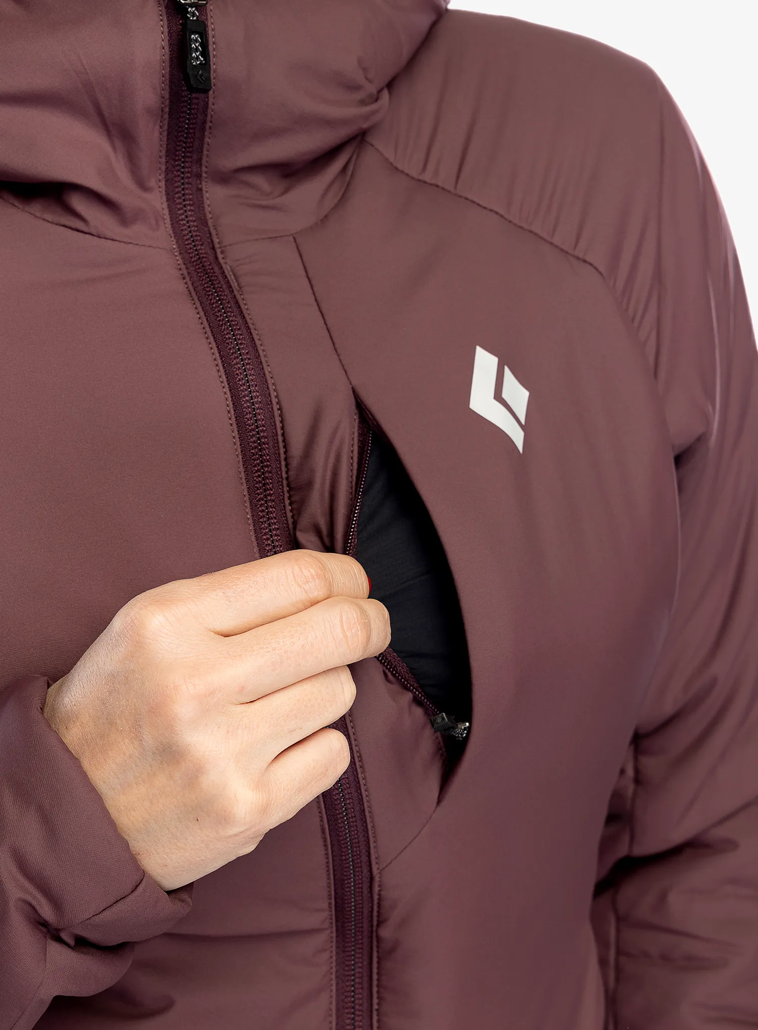 Ženska sintetična jakna Black Diamond First Light Stretch Hoody - fig