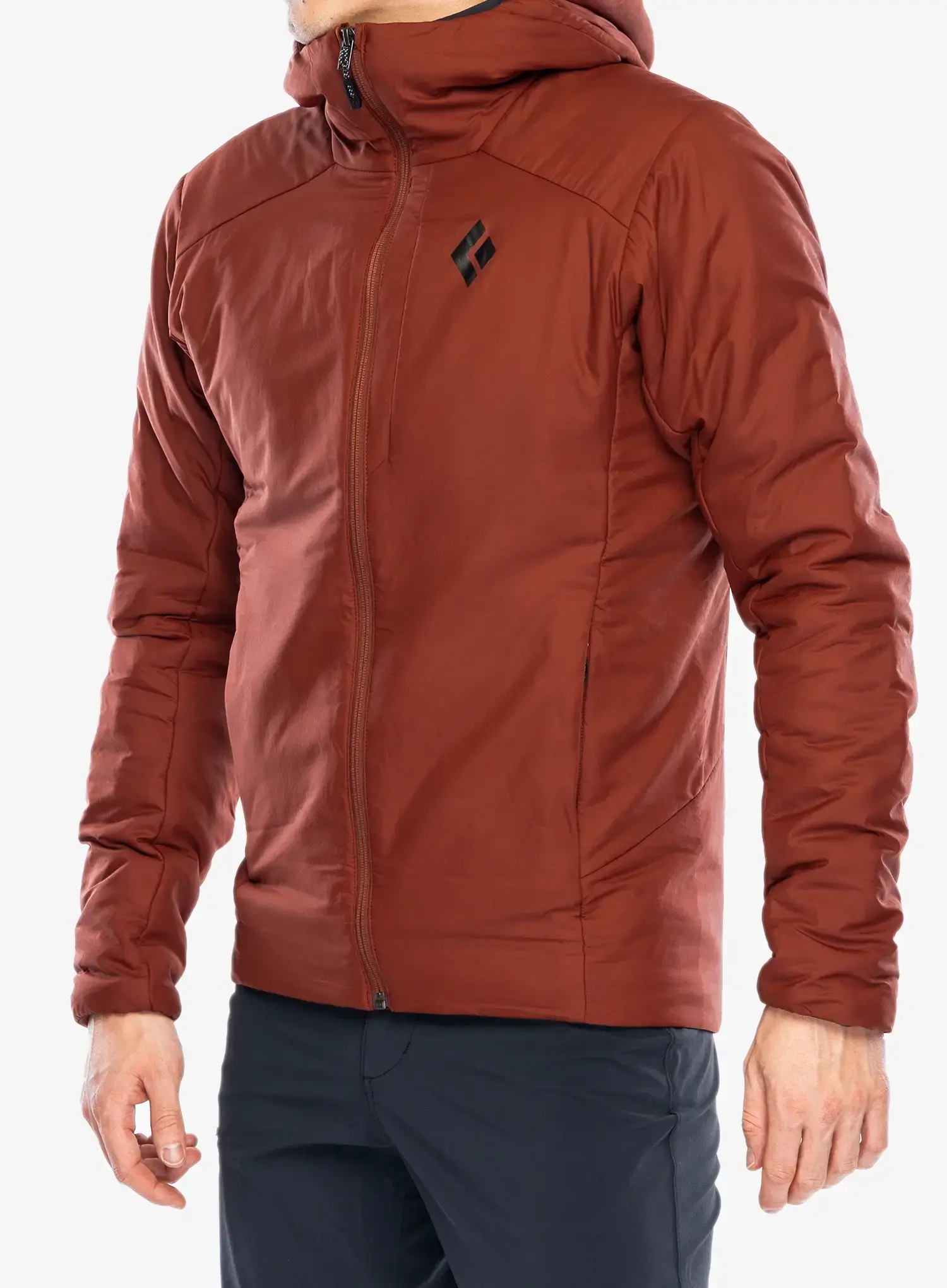 Sintetična jakna Black Diamond First Light Stretch Hoody - iron red