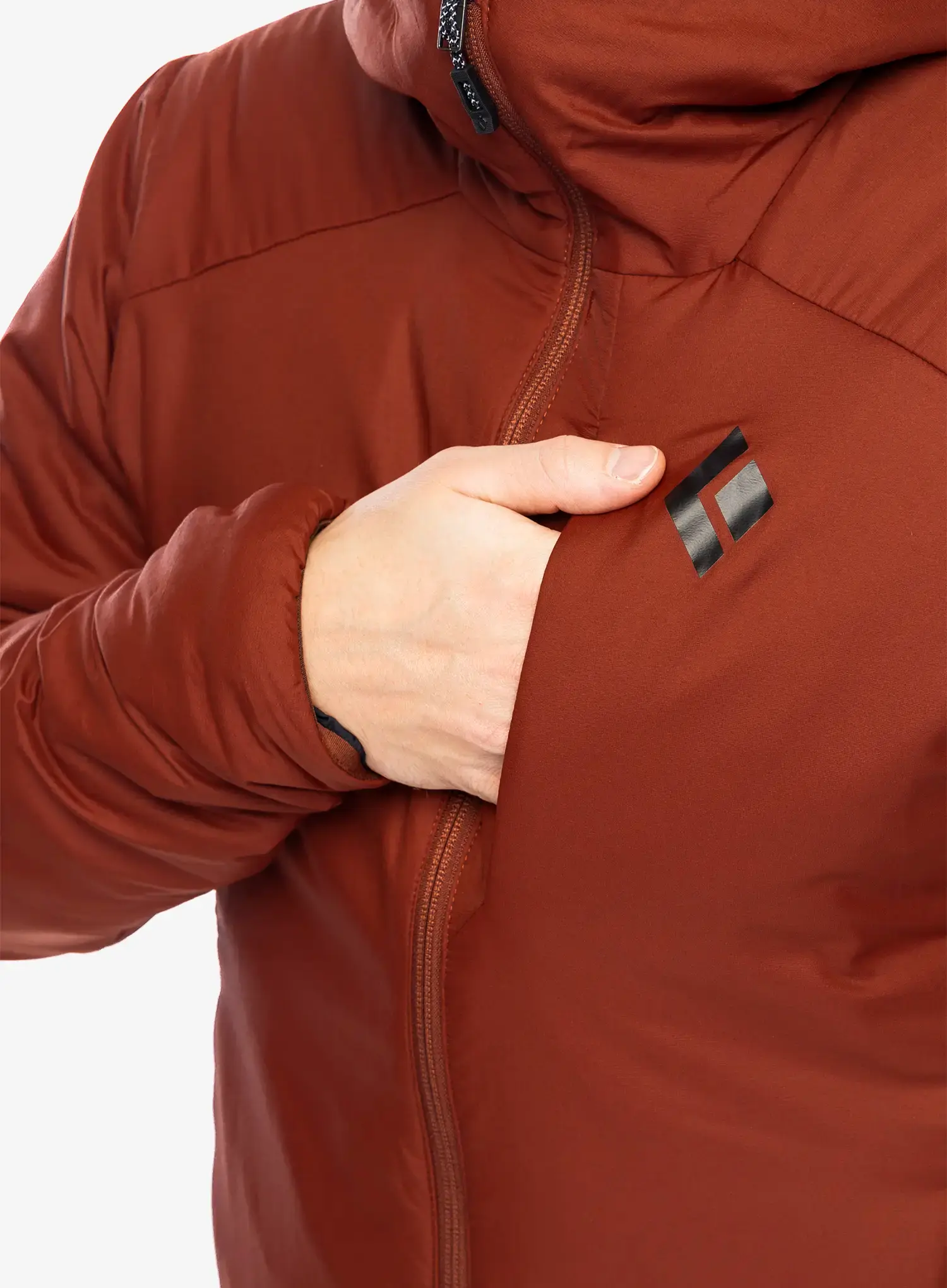 Sintetična jakna Black Diamond First Light Stretch Hoody - iron red