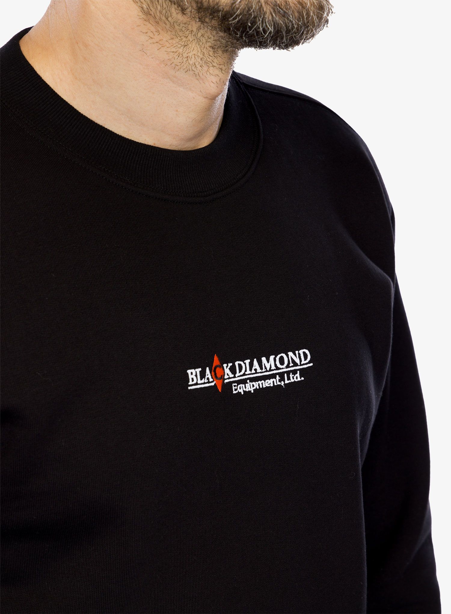 Jopica Black Diamond Heritage Wordmark Crewneck - black
