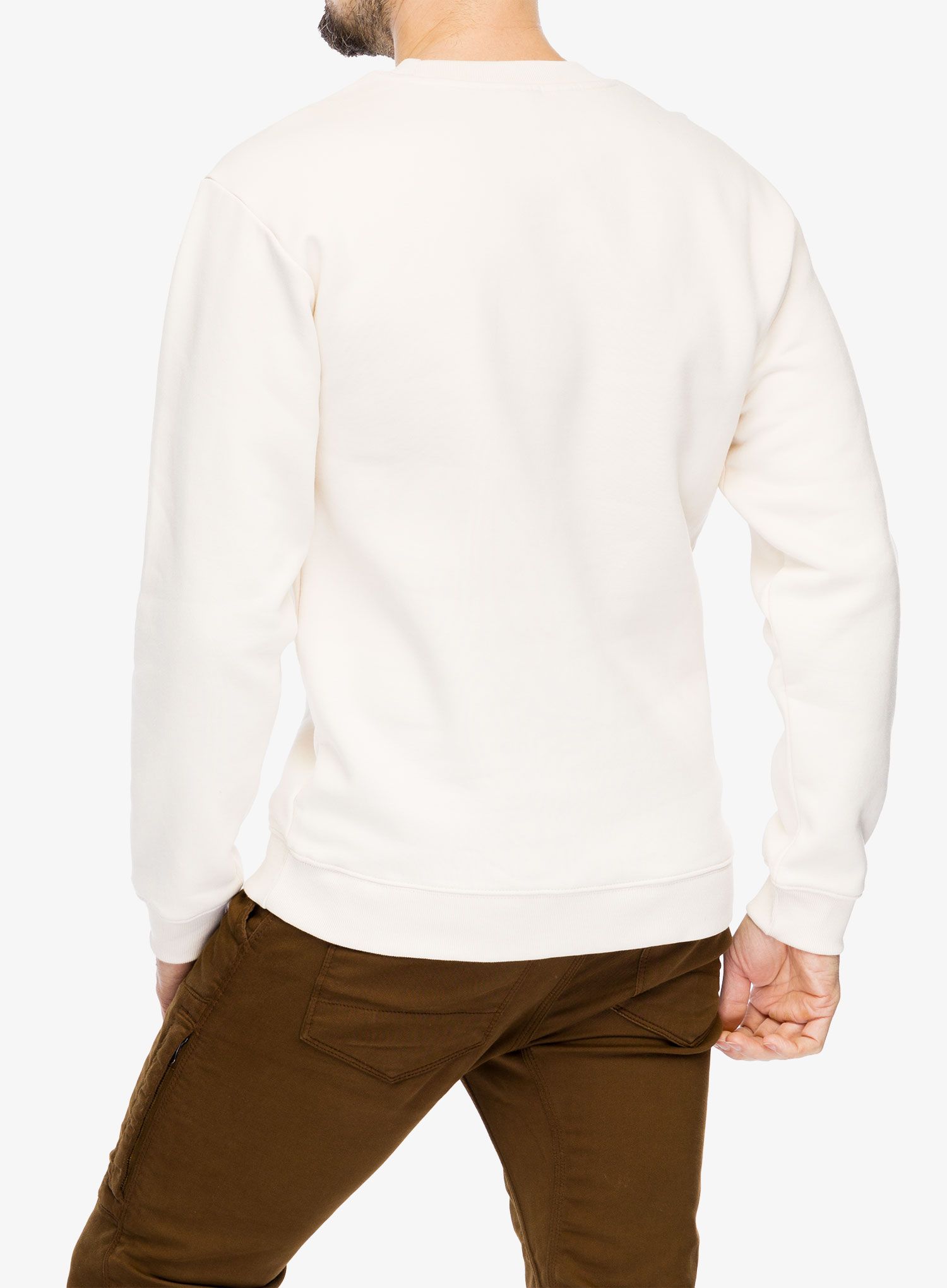 Jopica Black Diamond Heritage Wordmark Crewneck - off white