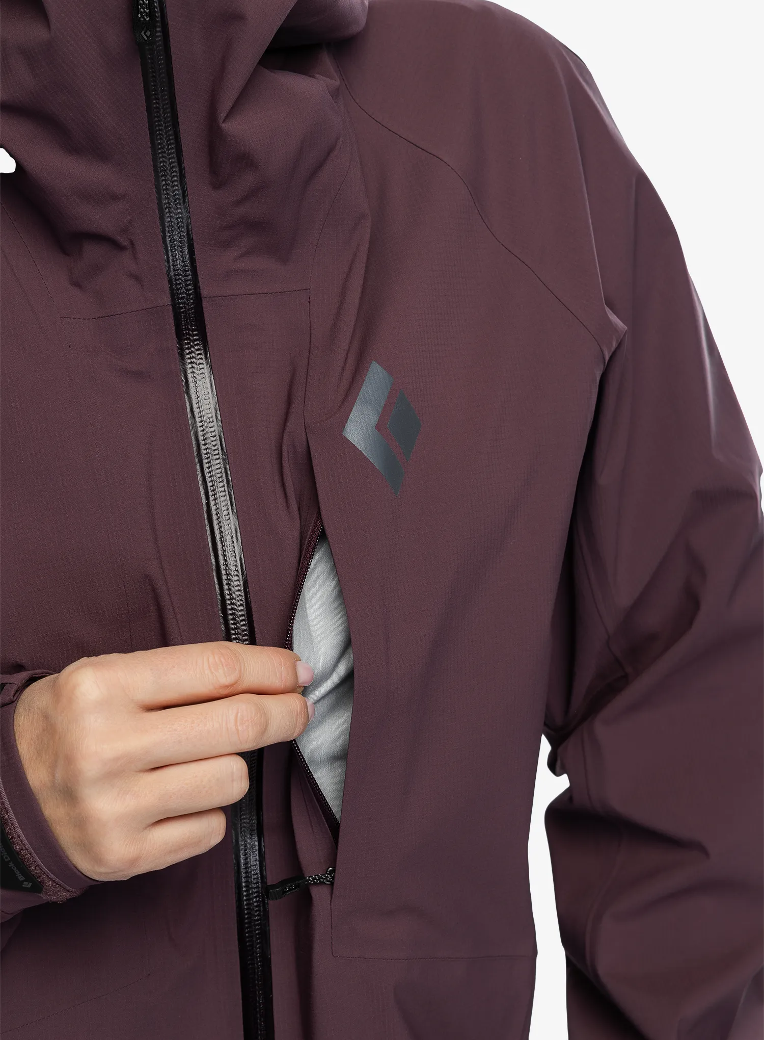 Ženska hardshell jakna Black Diamond Highline Stretch Shell - fig