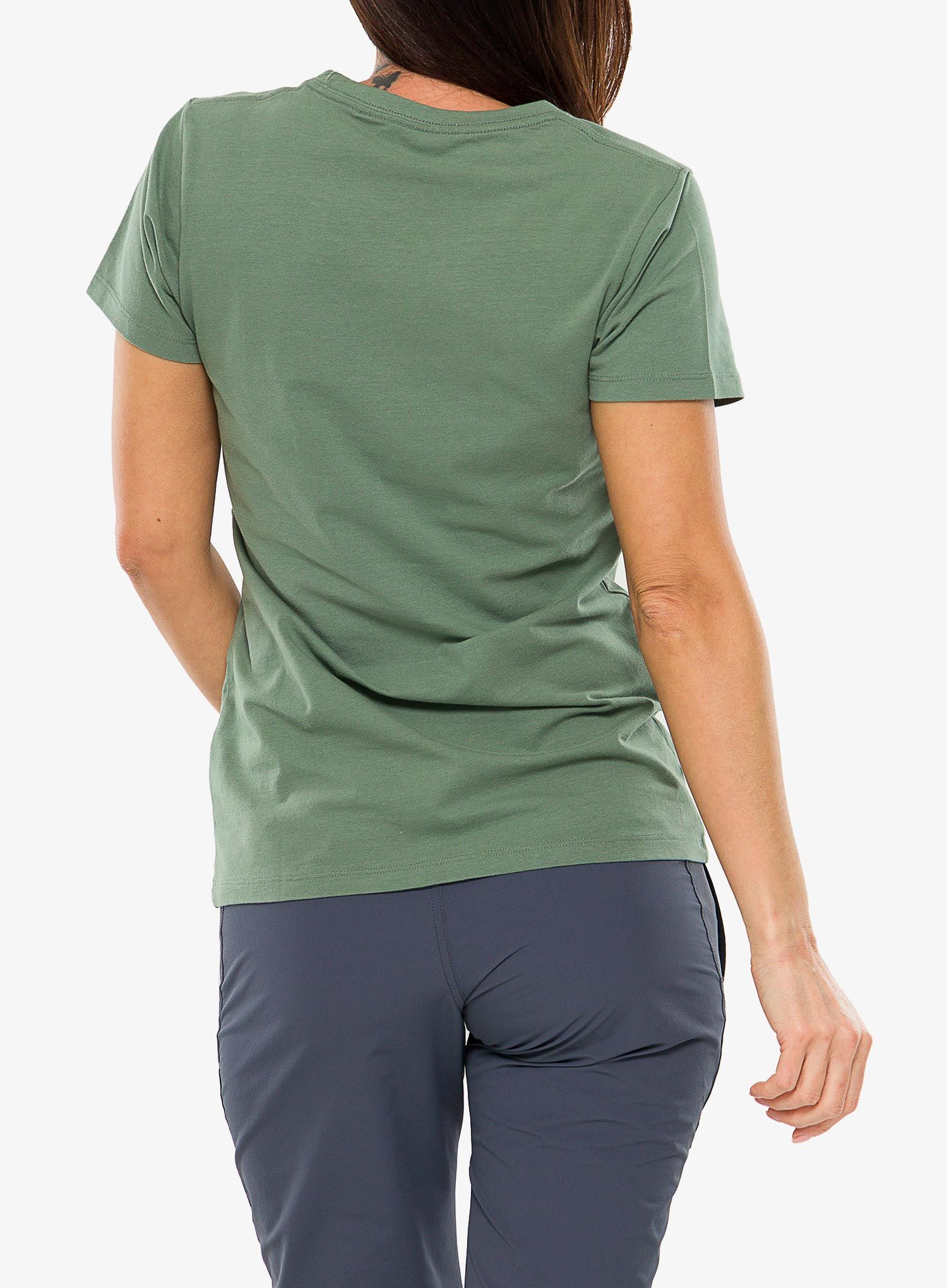 Ženska majica Black Diamond Leveled Landscape Tee S/S - green