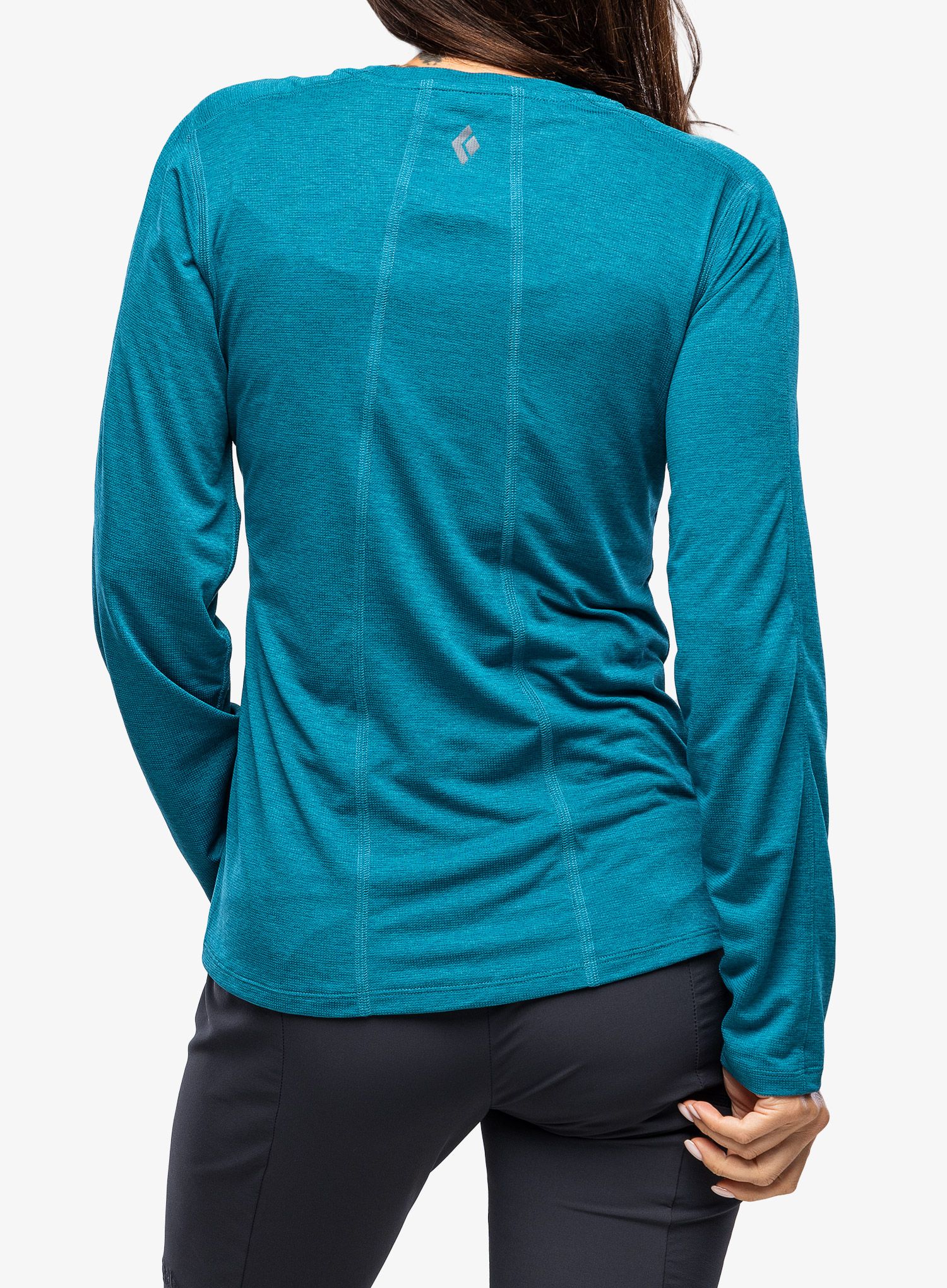 Ženska jopica Black Diamond Lightwire L/S Tee - dark caribbean
