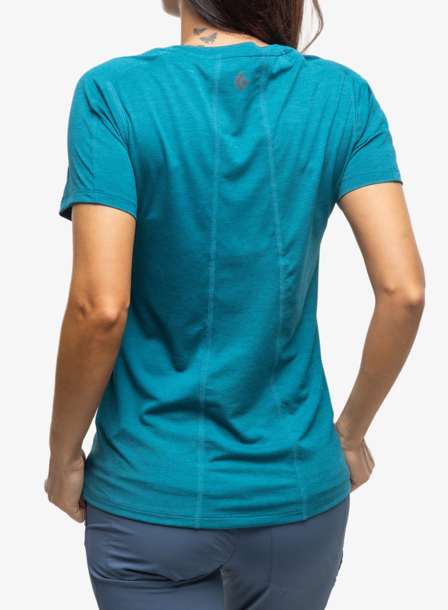 Ženska majica Black Diamond Lightwire SS Tech Tee - dark caribbean