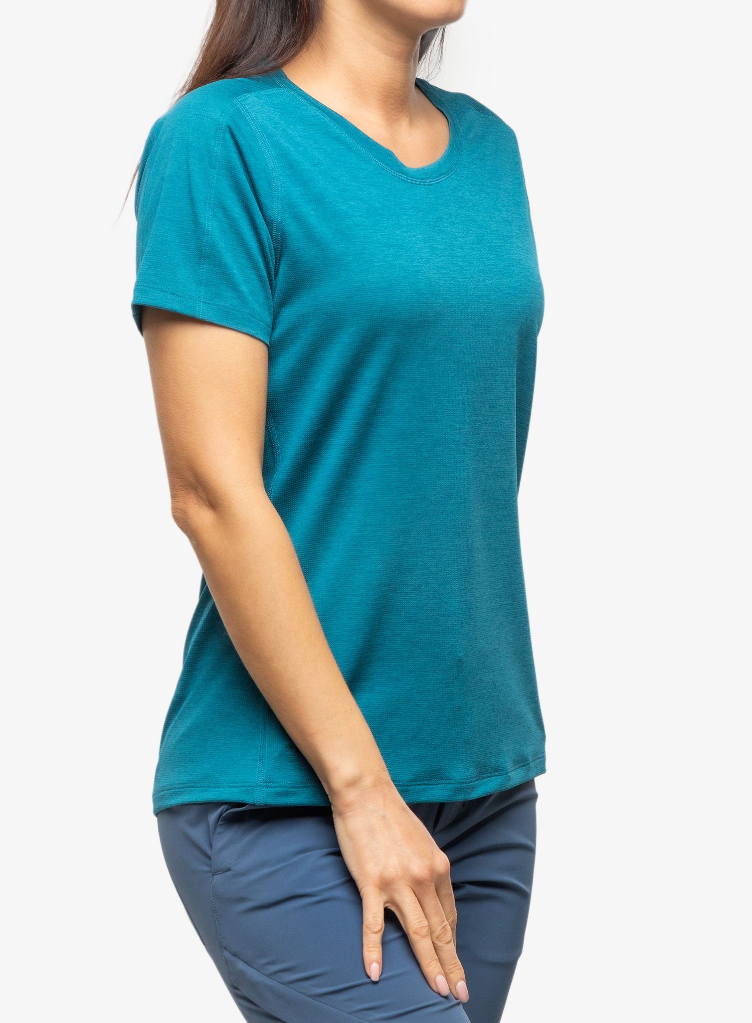 Ženska majica Black Diamond Lightwire SS Tech Tee - dark caribbean