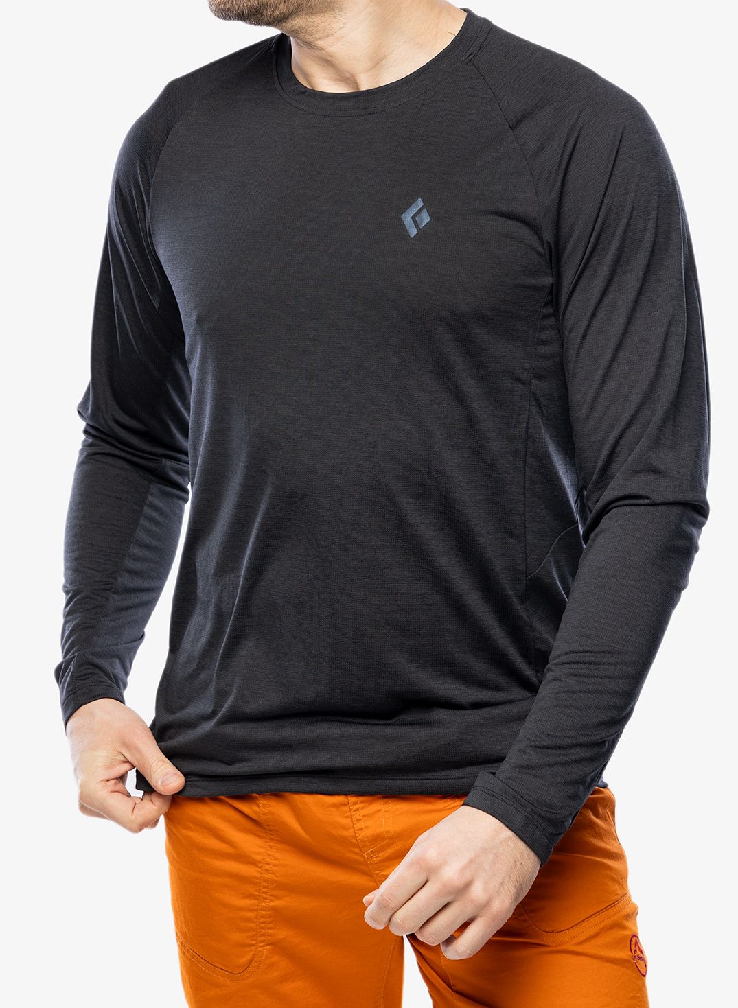 Majica z dolgimi rokavi Black Diamond Lightwire Tech Tee L/S - black
