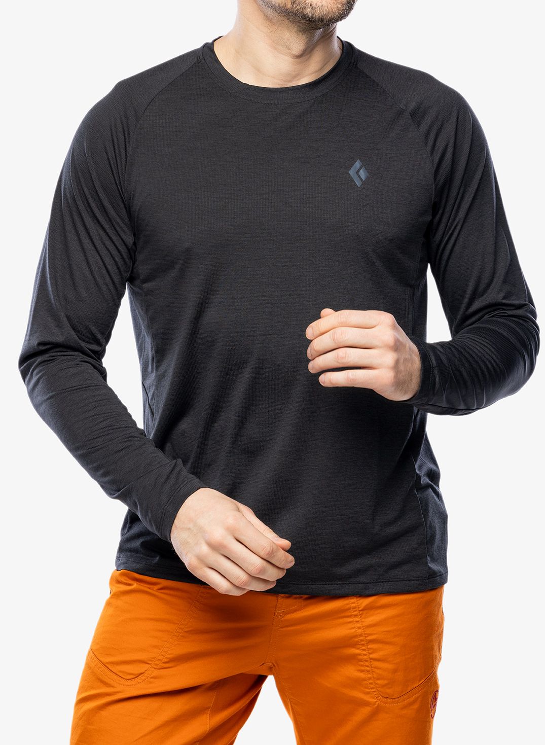 Majica z dolgimi rokavi Black Diamond Lightwire Tech Tee L/S - black