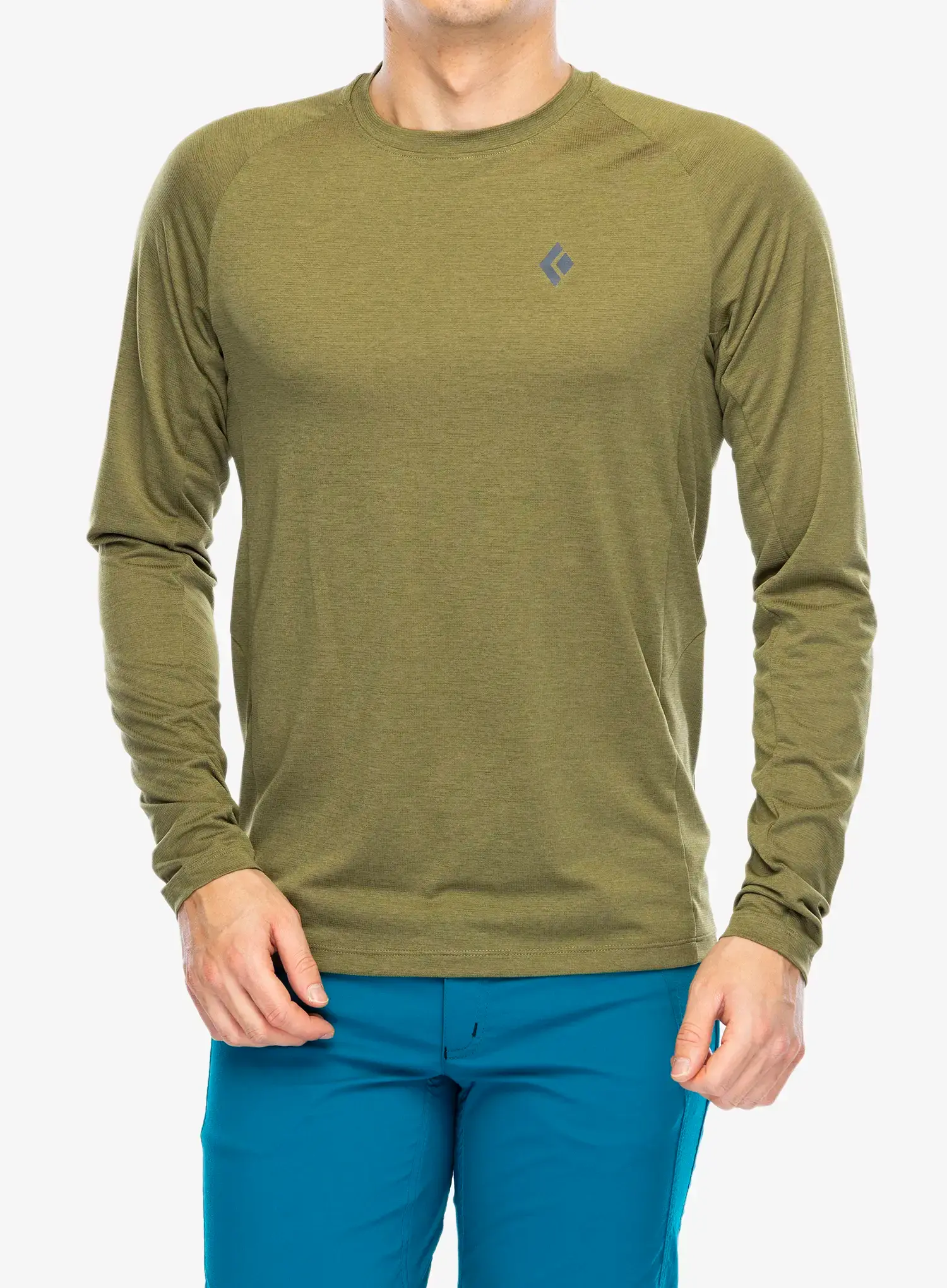 Majica z dolgimi rokavi Black Diamond Lightwire Tech Tee L/S - crag gree