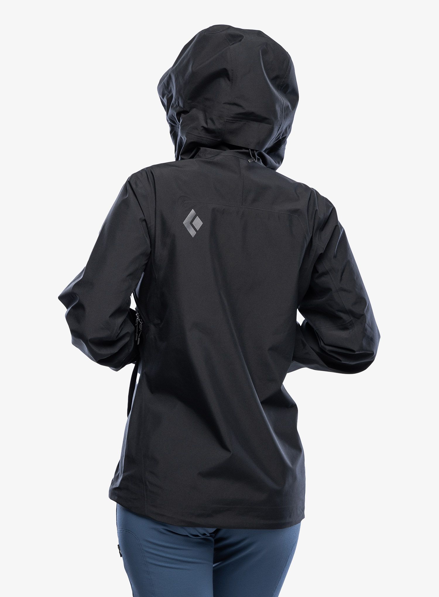 Ženske GORE-TEX jakna Black Diamond Liquid Point Shell - black