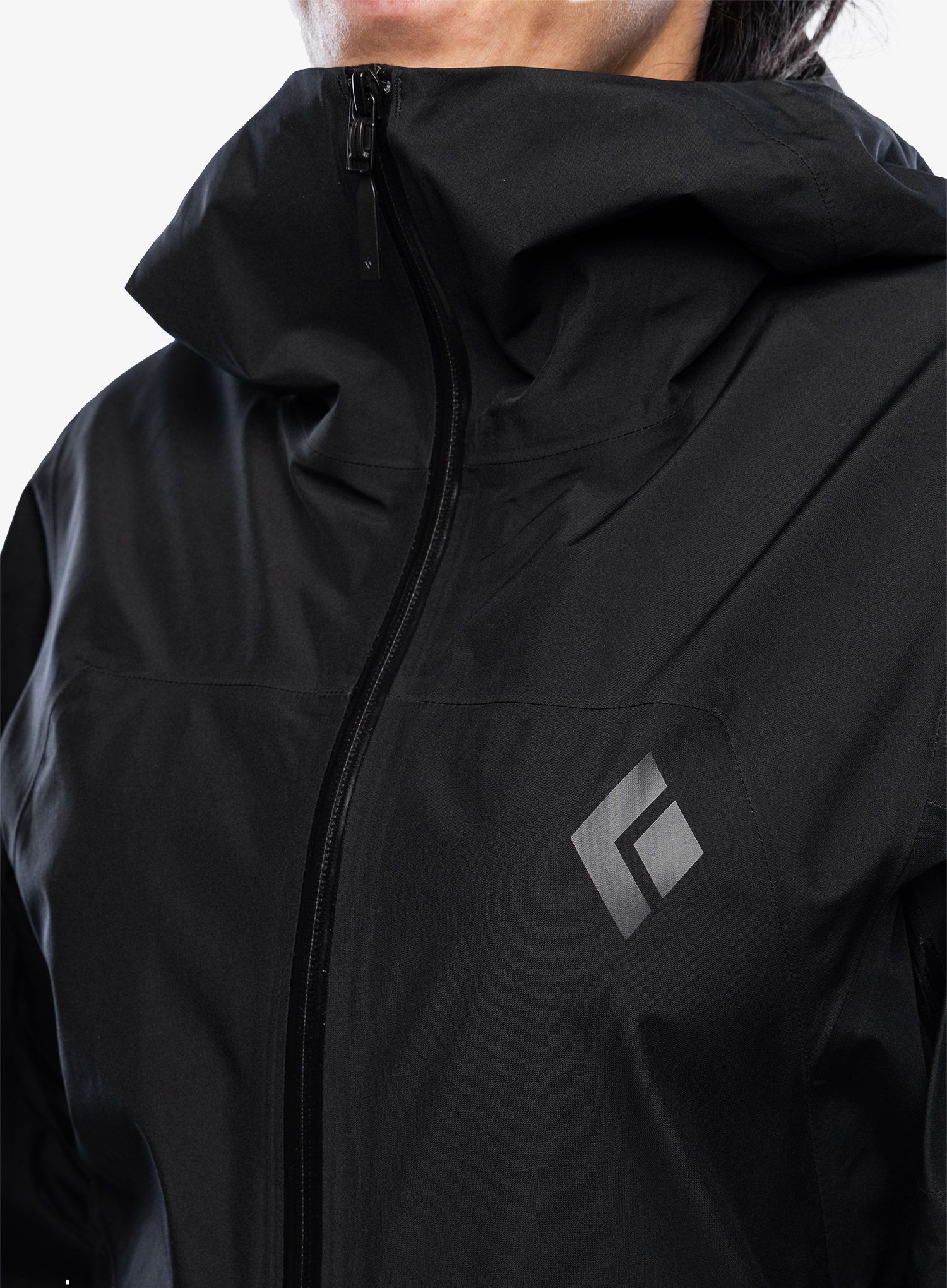 Ženske GORE-TEX jakna Black Diamond Liquid Point Shell - black