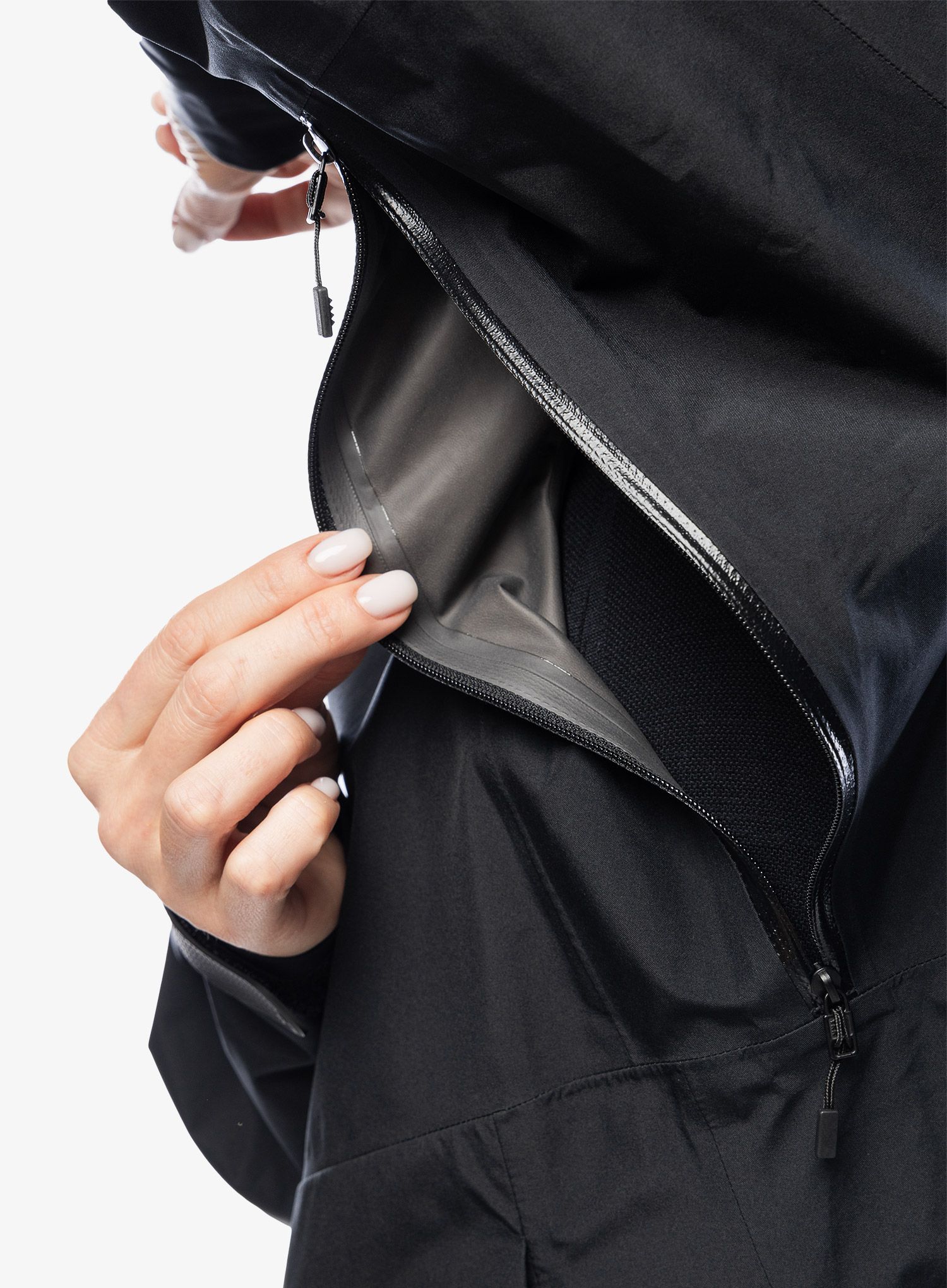 Ženske GORE-TEX jakna Black Diamond Liquid Point Shell - black