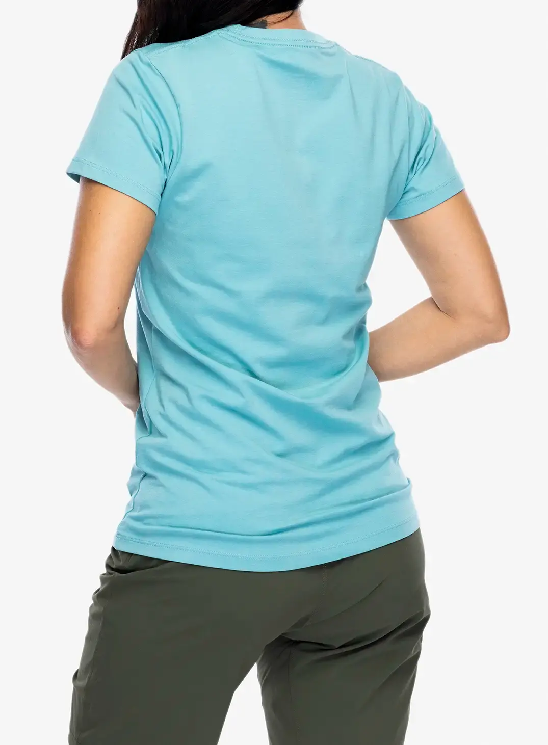 Ženska bombažna majica Black Diamond Luminary SS Tee - coastal blue
