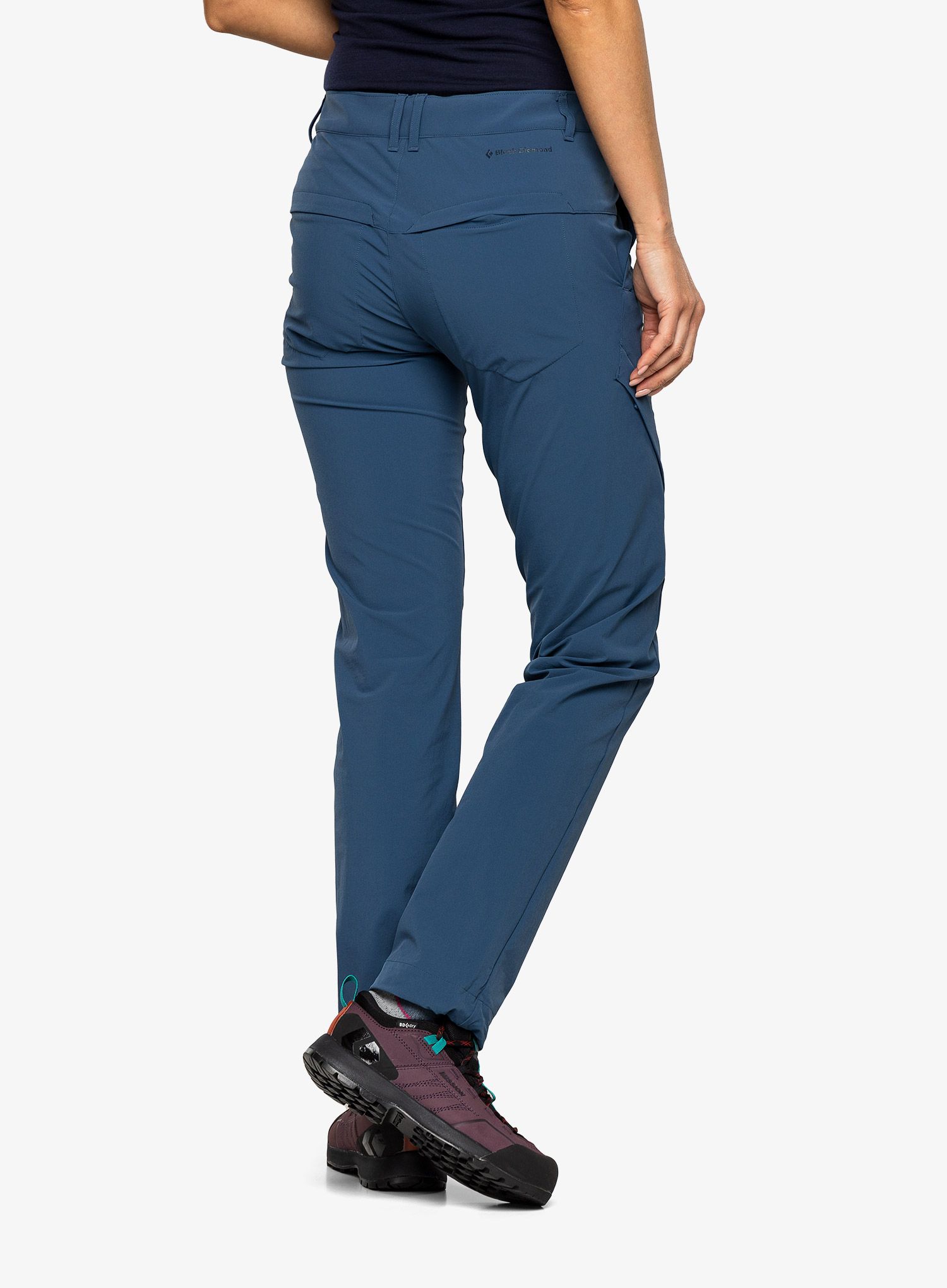 Ženski pristopni čevlji Black Diamond Mission LTHR Low WP - mulberry/black