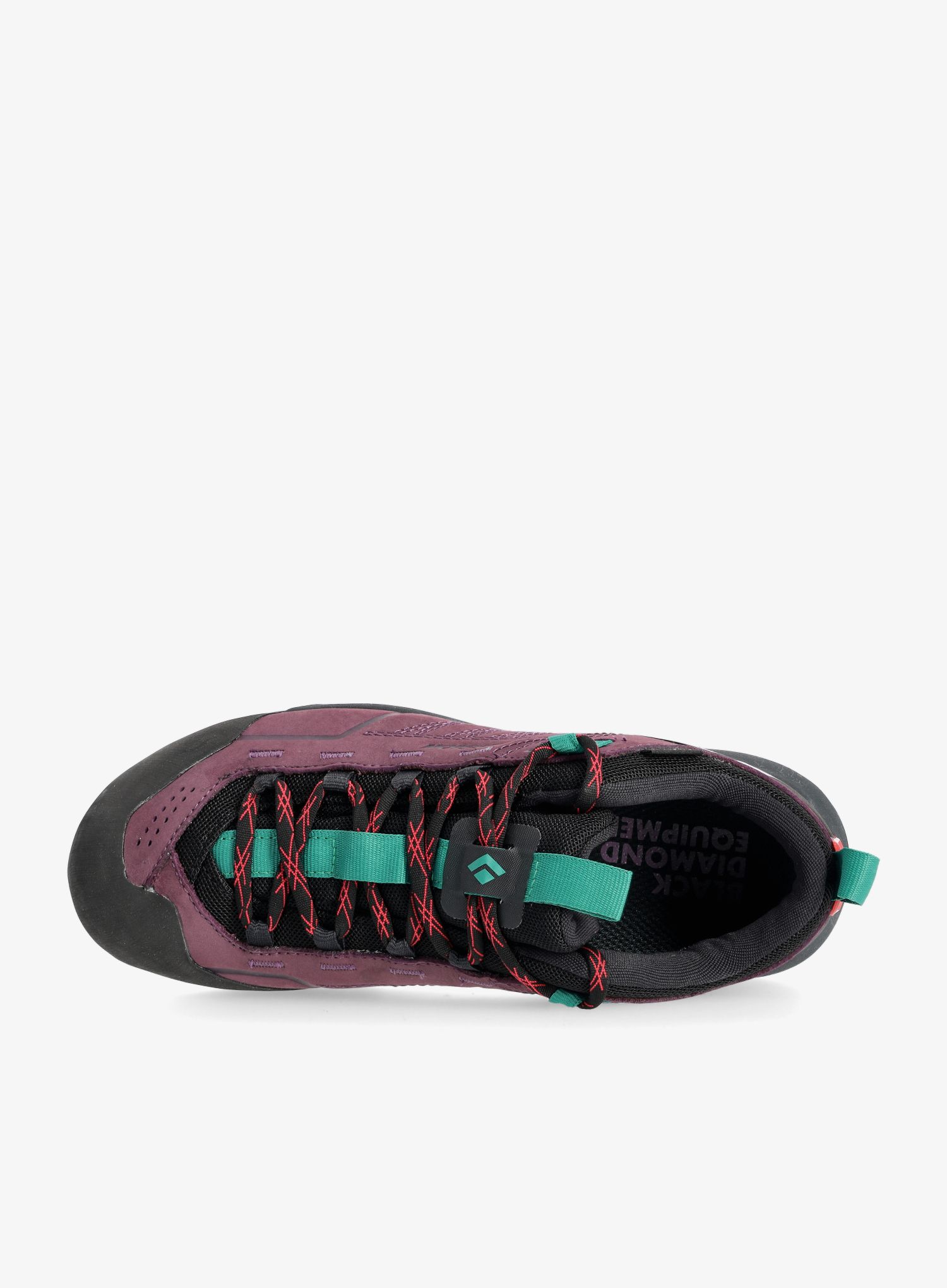 Ženski pristopni čevlji Black Diamond Mission LTHR Low WP - mulberry/black