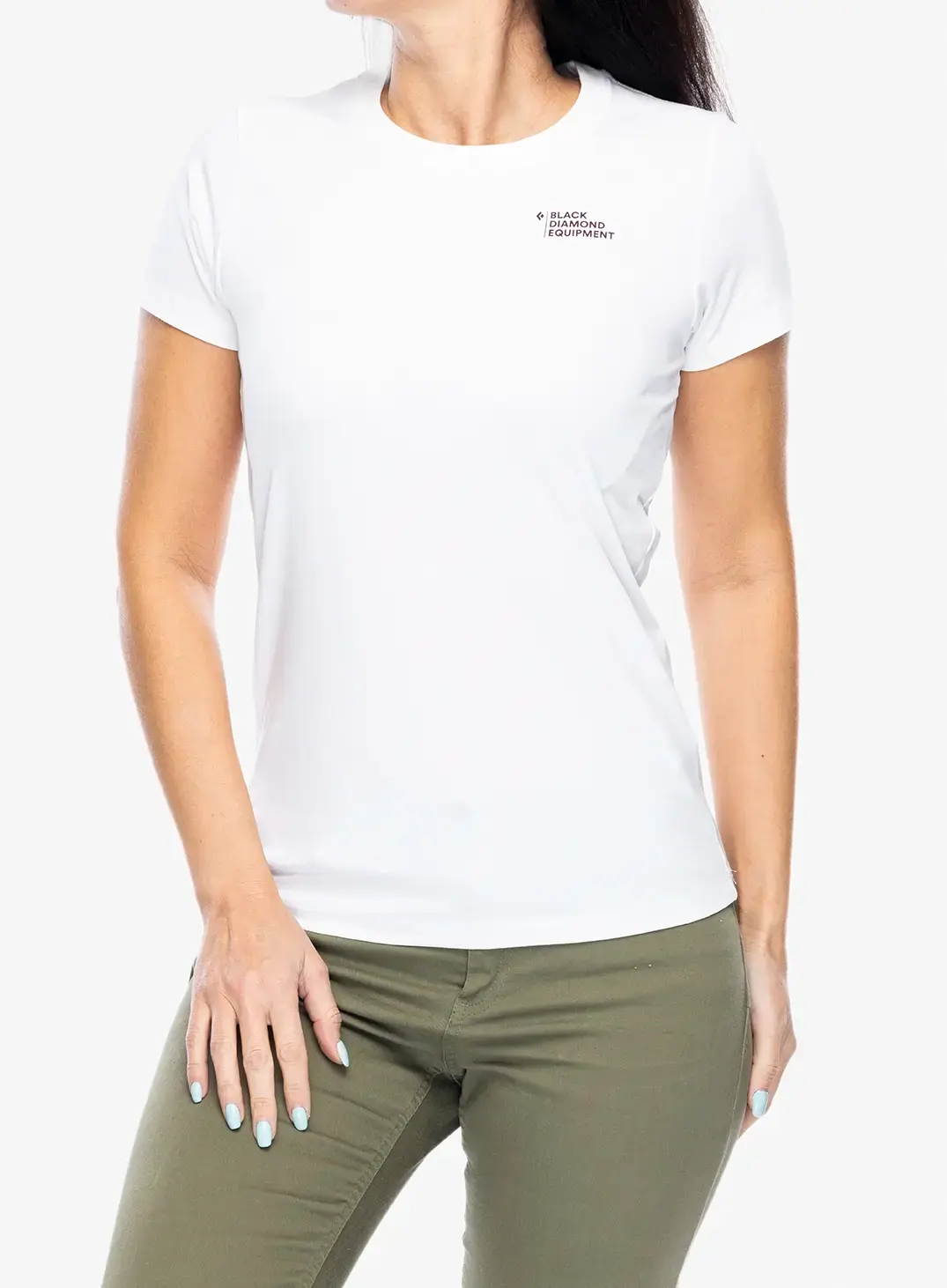 Ženska majica s potiskom Black Diamond Multi Sport Tee S/S - white