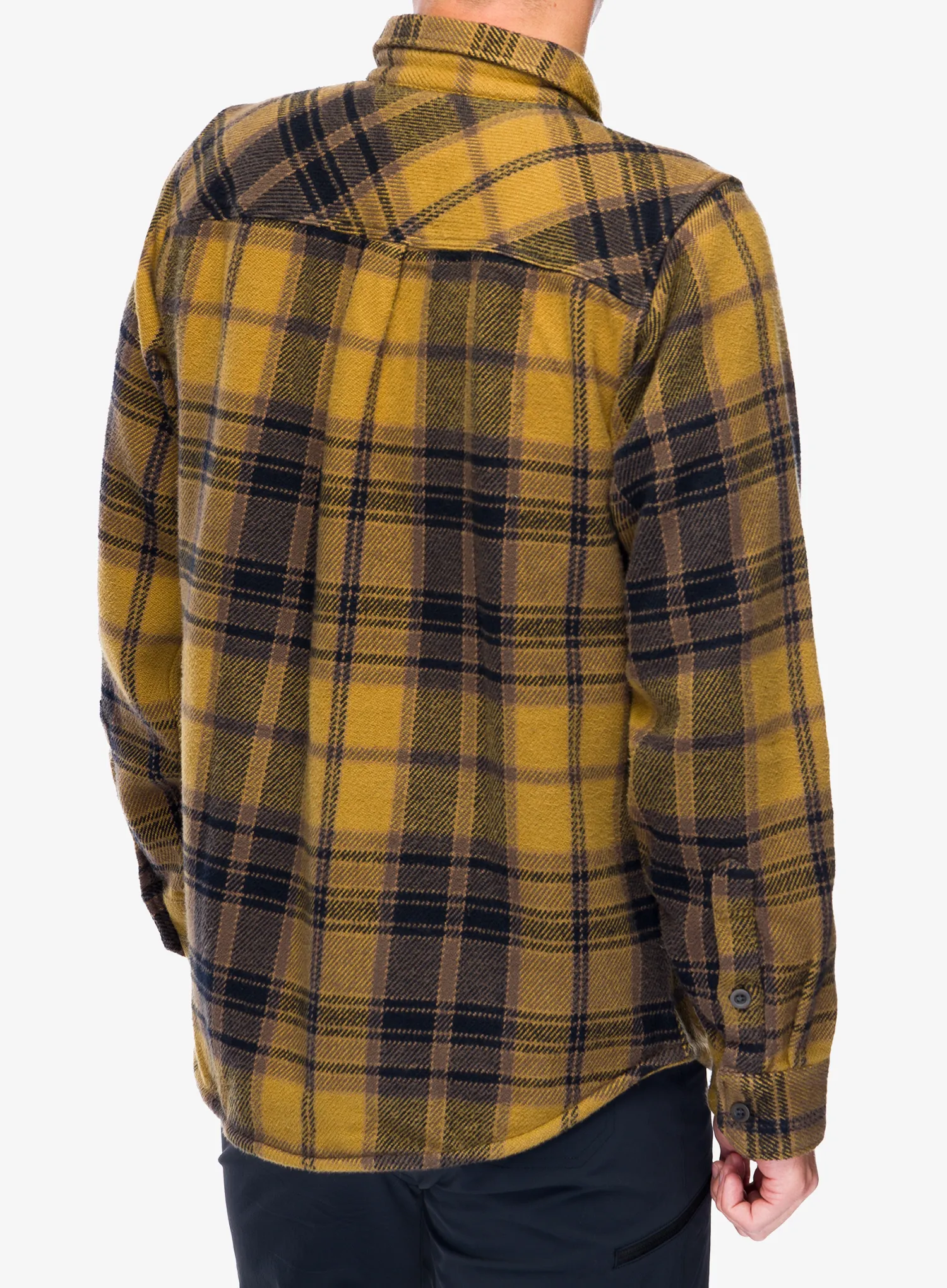 Pohodniška srajca Black Diamond Project Heavy Flannel - flax/black plaid
