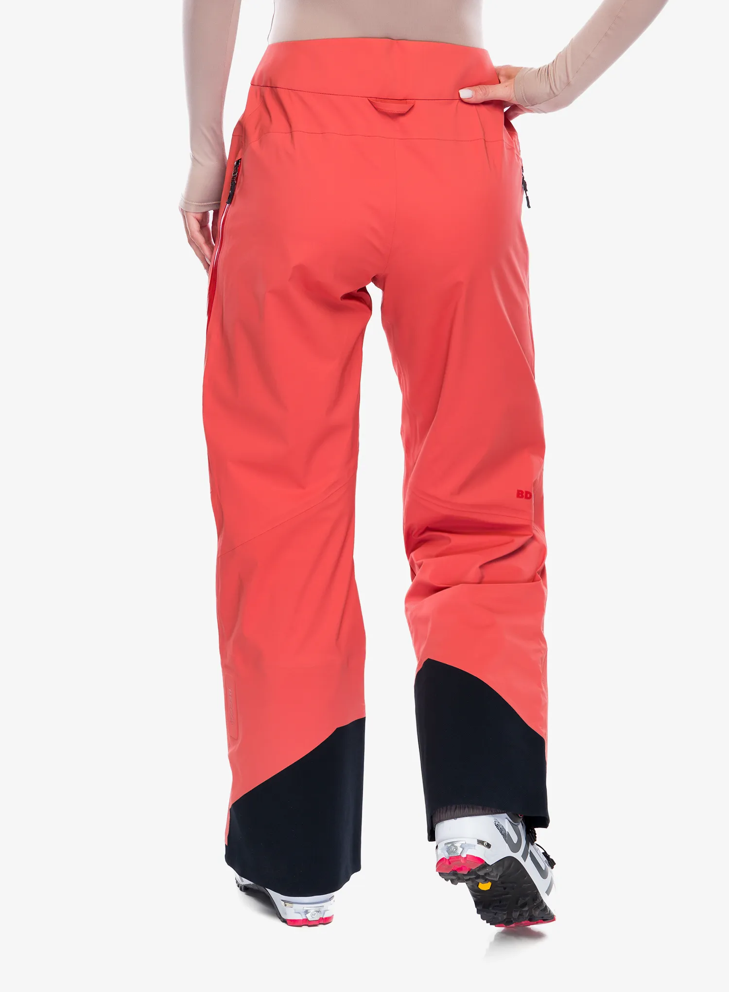 Ženske smučarske hlače Black Diamond Recon LT Pants - baja sunrise