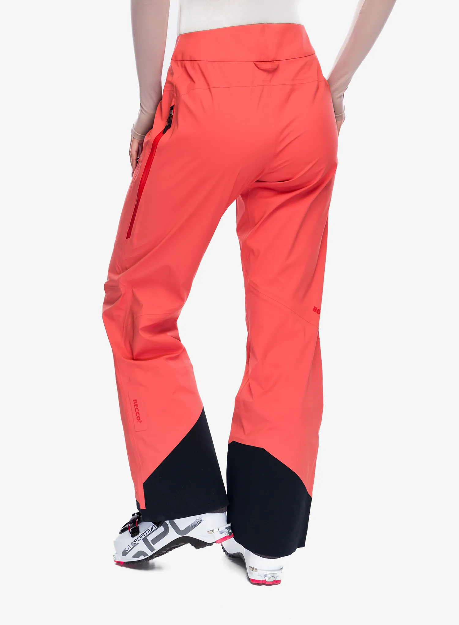 Ženske smučarske hlače Black Diamond Recon LT Pants - baja sunrise
