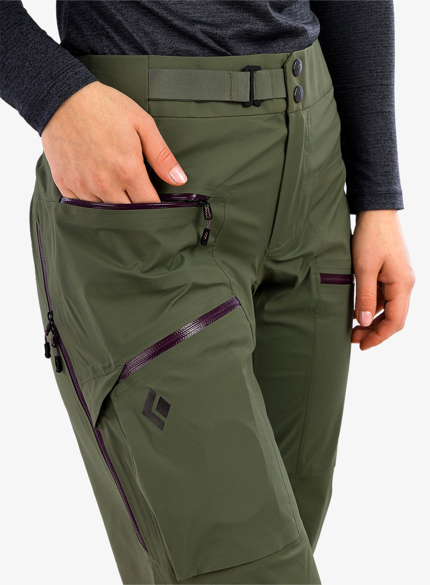 Ženske hlače Black Diamond Recon LT Pants - tundra