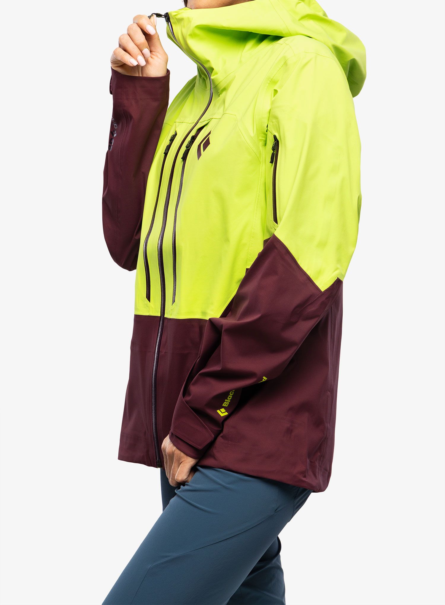 Ženska jakna Black Diamond Recon LT Shell - aloe/blackberry