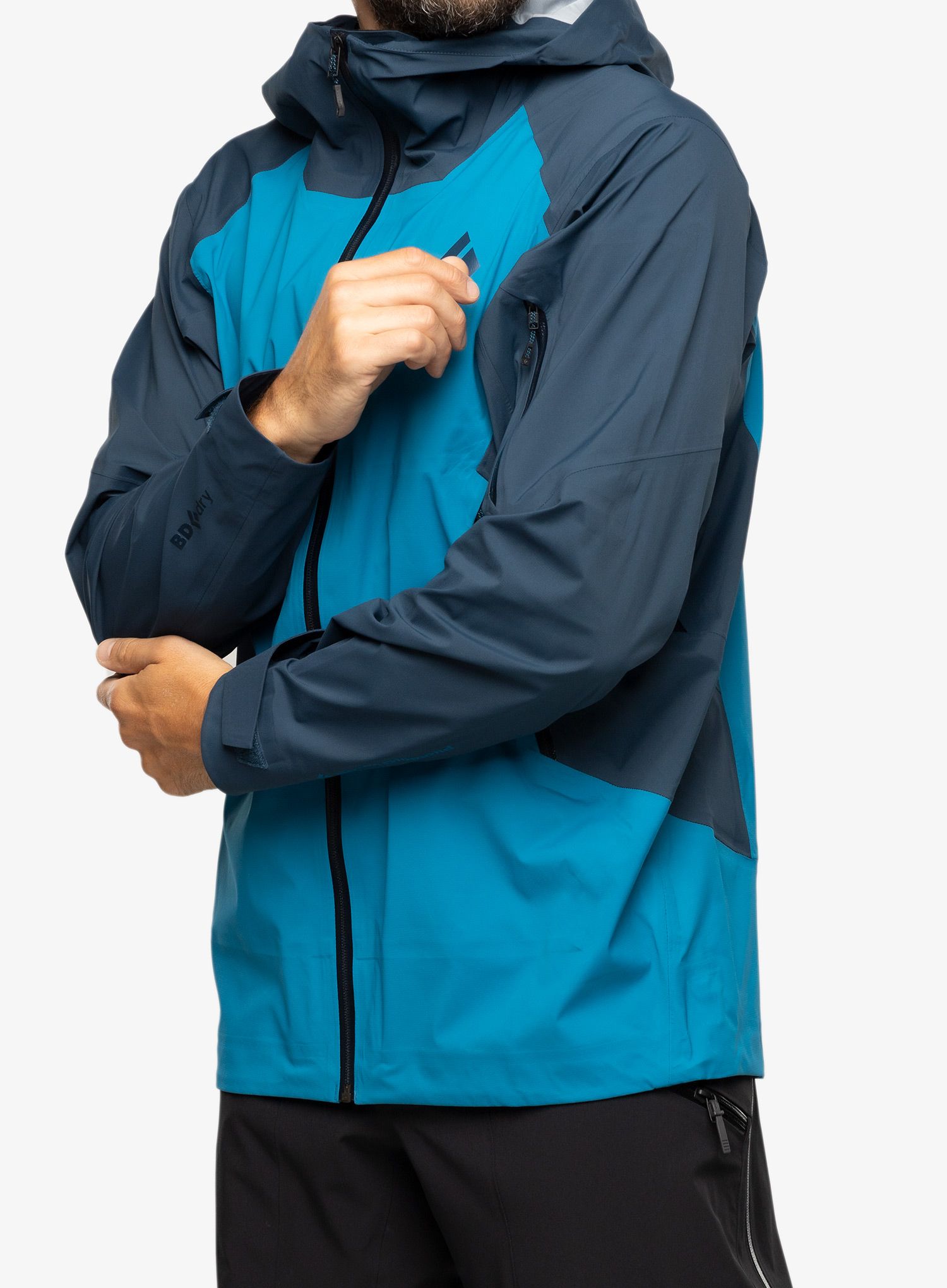 Smučarska jakna Black Diamond Recon LT Stretch Shell - kingfisher/indigo
