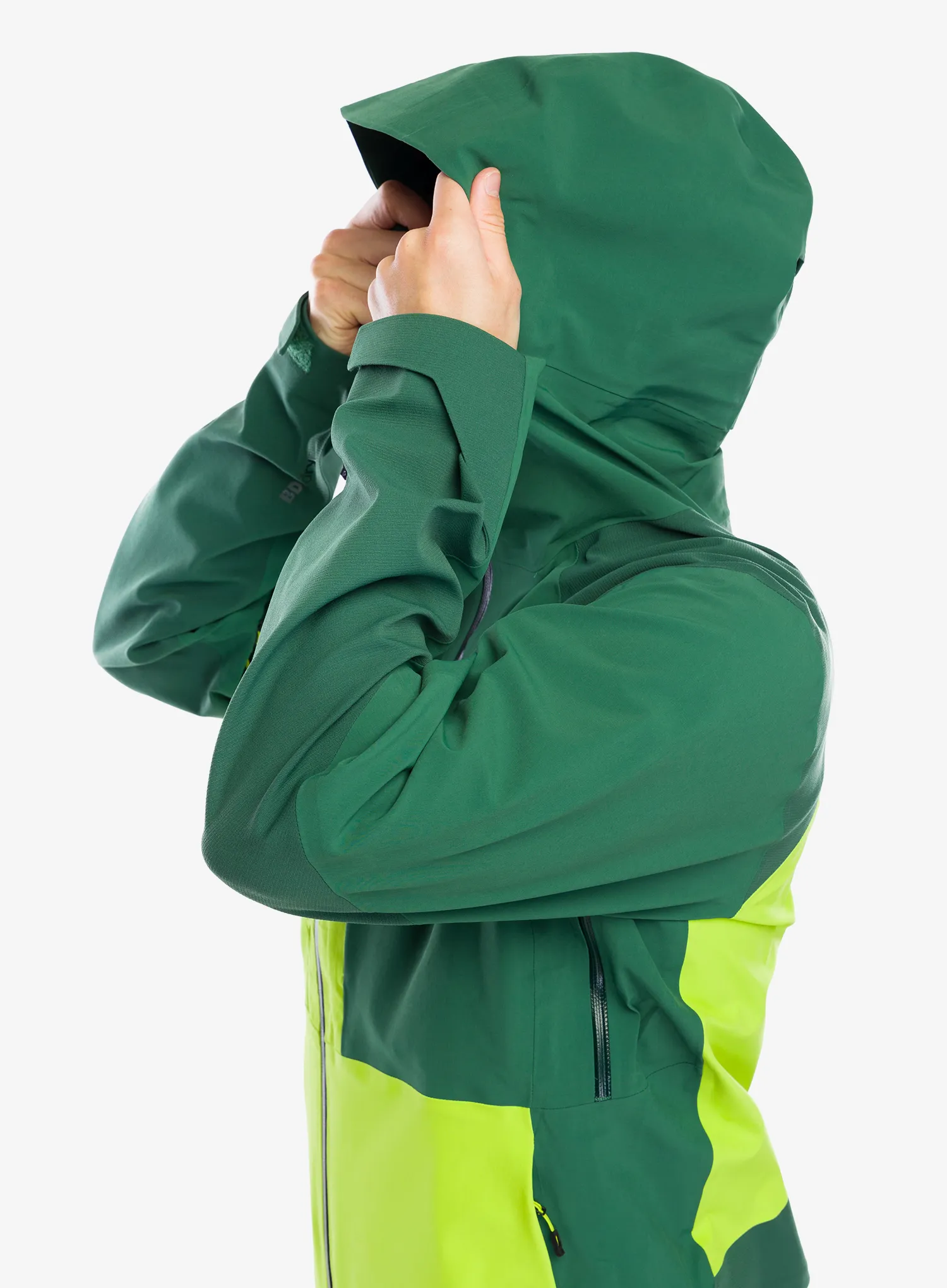 Jakna Black Diamond Recon Stretch Pro Shell - mountain forest/lime green