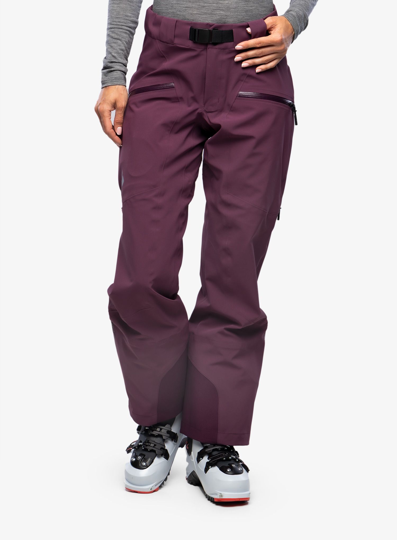 Ženske smučarske hlače Black Diamond Recon Stretch Ski Pants - blackberry