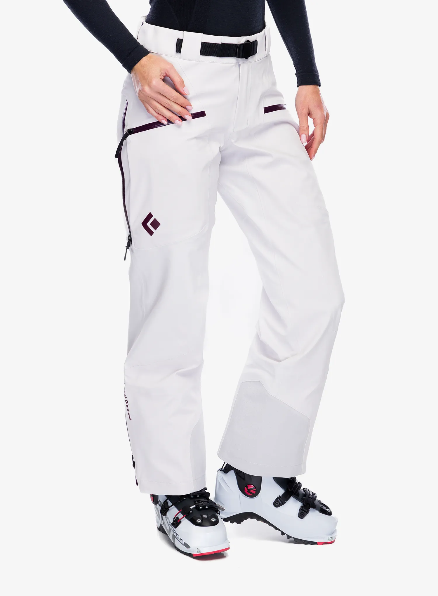 Ženske smučarske hlače Black Diamond Recon Stretch Ski Pants - ice pink