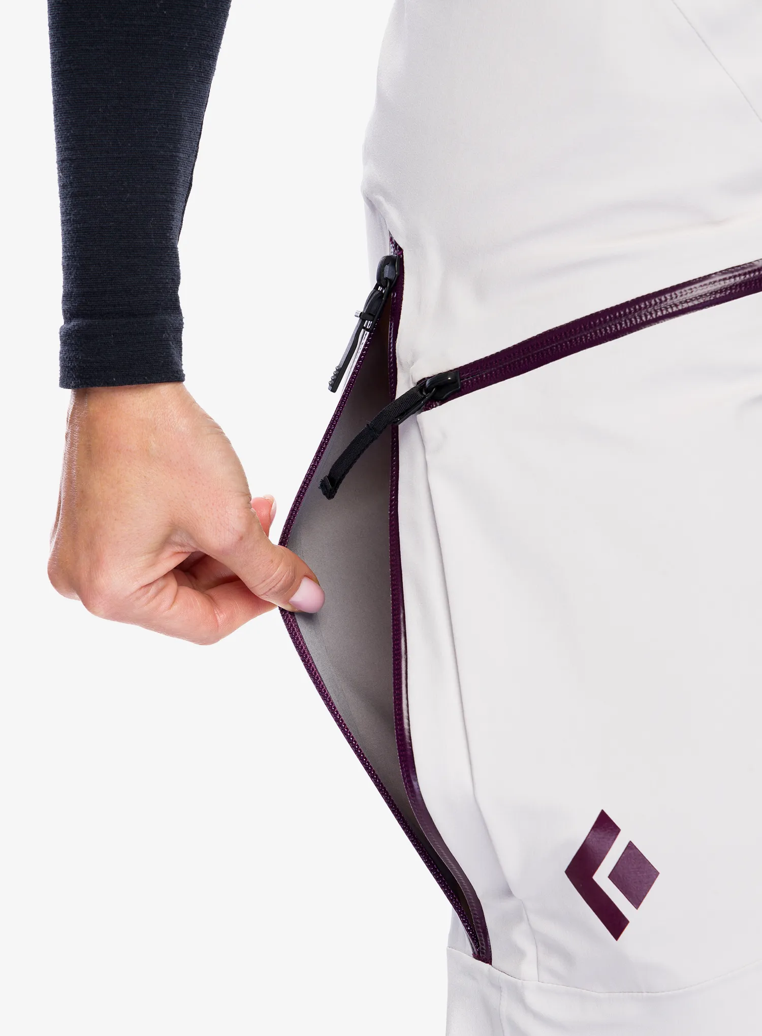 Ženske smučarske hlače Black Diamond Recon Stretch Ski Pants - ice pink