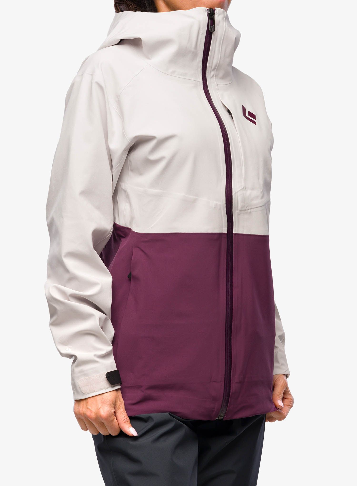 Ženska jakna Black Diamond Recon Stretch Ski Shell - ice pink/blackberry