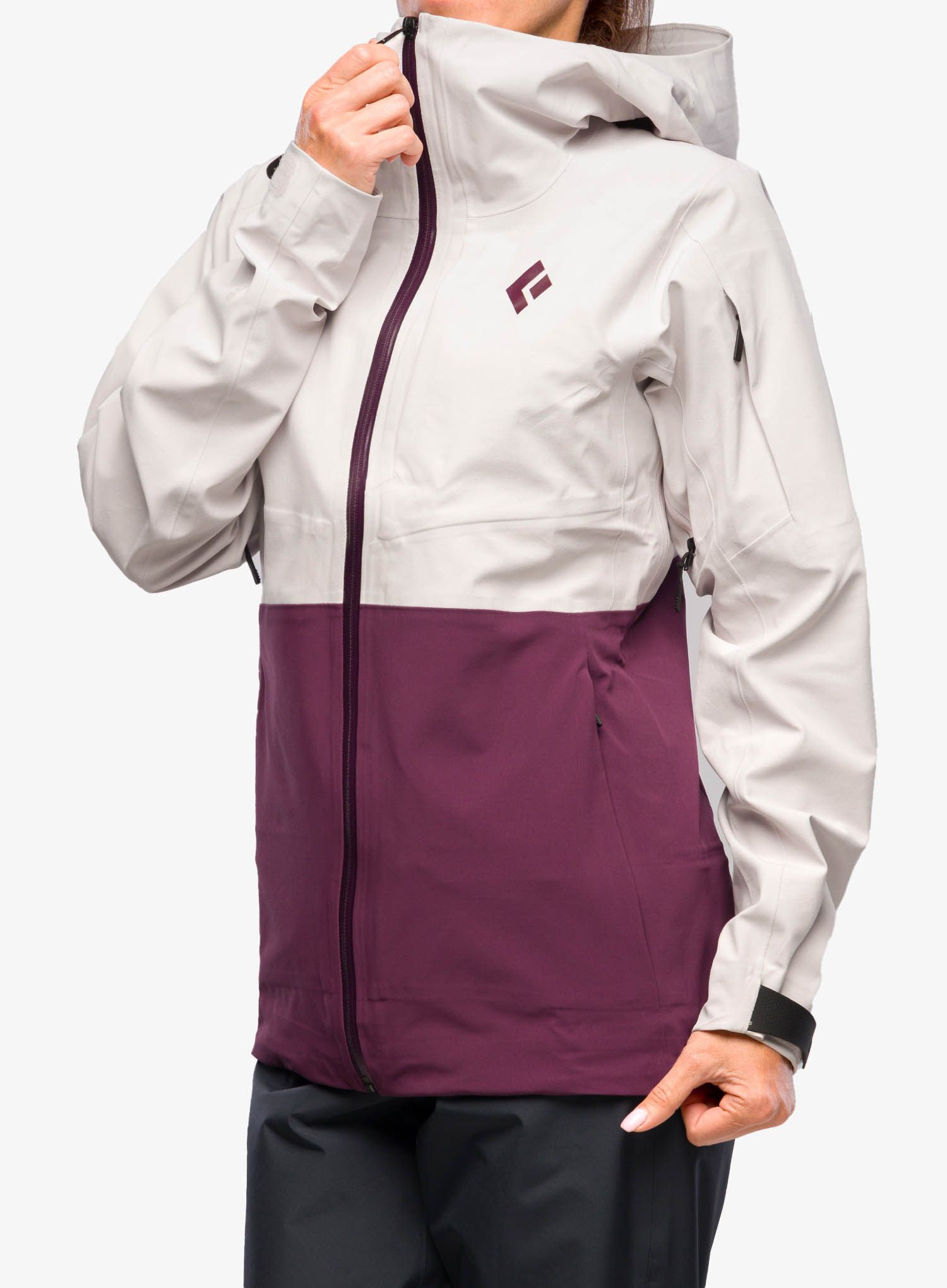 Ženska jakna Black Diamond Recon Stretch Ski Shell - ice pink/blackberry