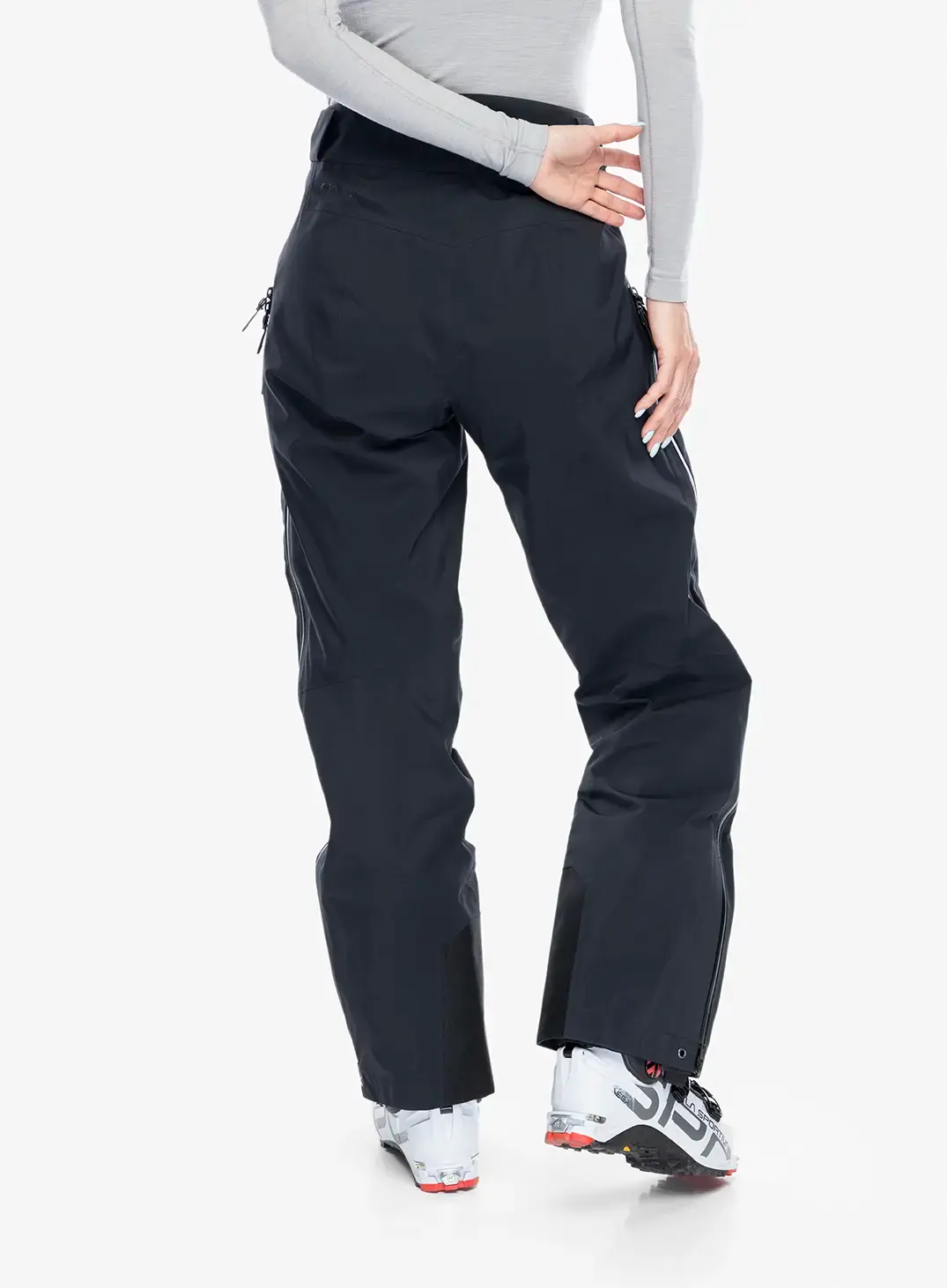 Ženske smučarske hlače Black Diamond Sharp End Pants - black