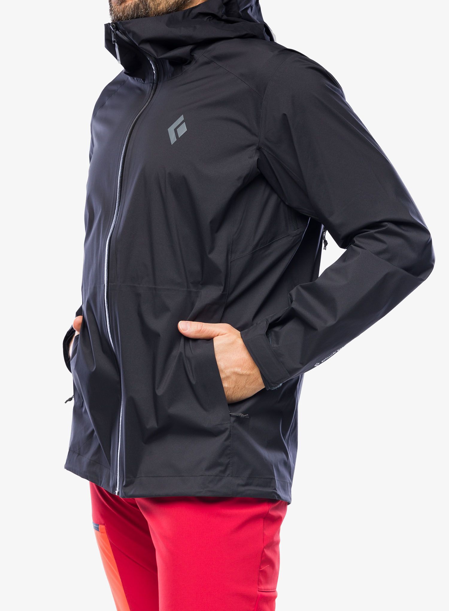 Moška jakna Black Diamond StormLine Stretch Rain Shell - black