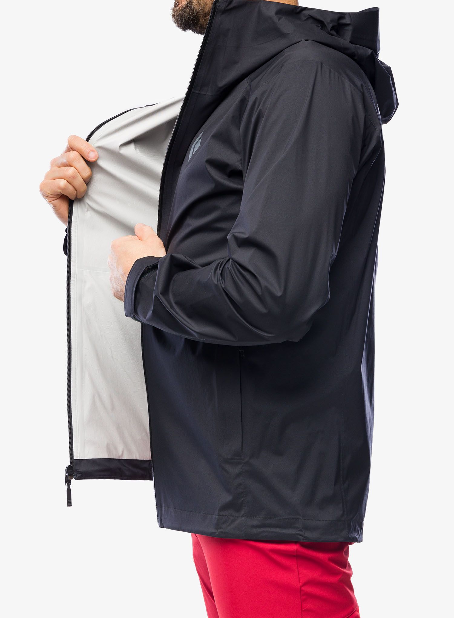 Moška jakna Black Diamond StormLine Stretch Rain Shell - black