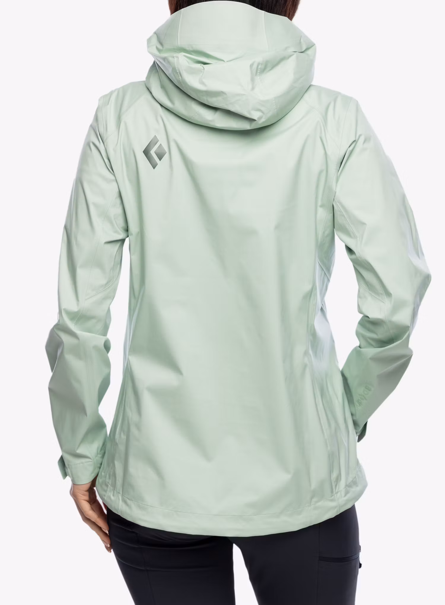 Ženska nepremočljiva jakna Black Diamond Stormline Stretch Anorak - foam green