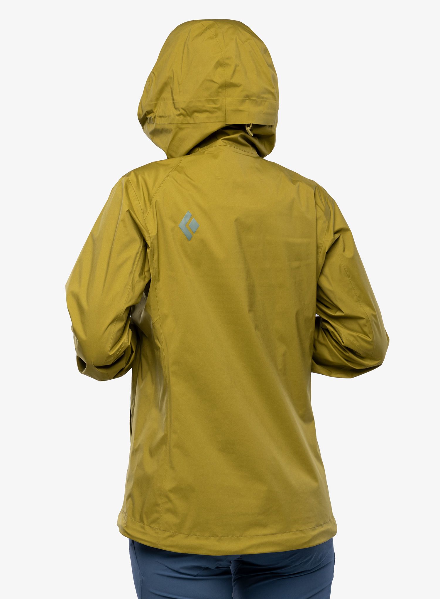 Ženska nepremočljiva jakna Black Diamond Stormline Stretch Anorak - camp green